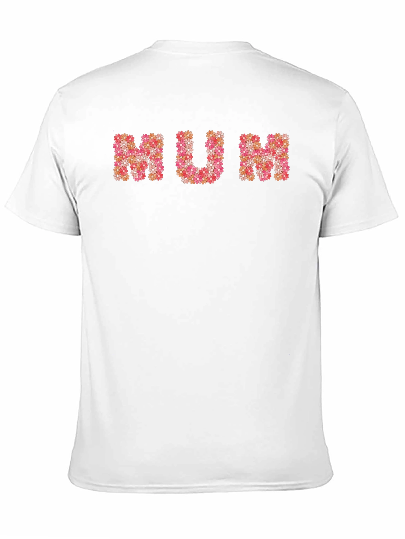Floral Mum T-Shirt - Black
