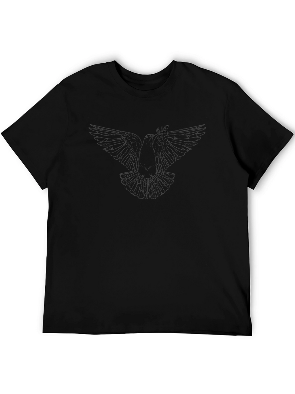Dove Graphic Black T-Shirt