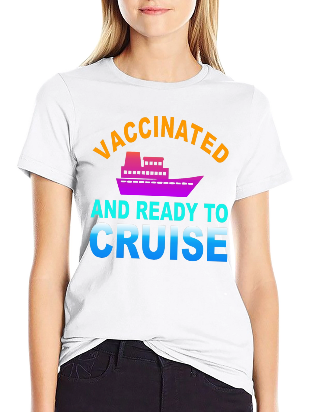 Vaccinated and Ready to Cruise Graphic Tee