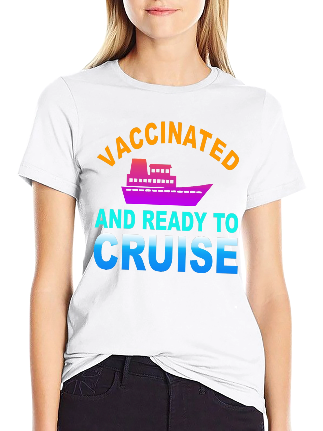Vaccinated and Ready to Cruise Graphic Tee