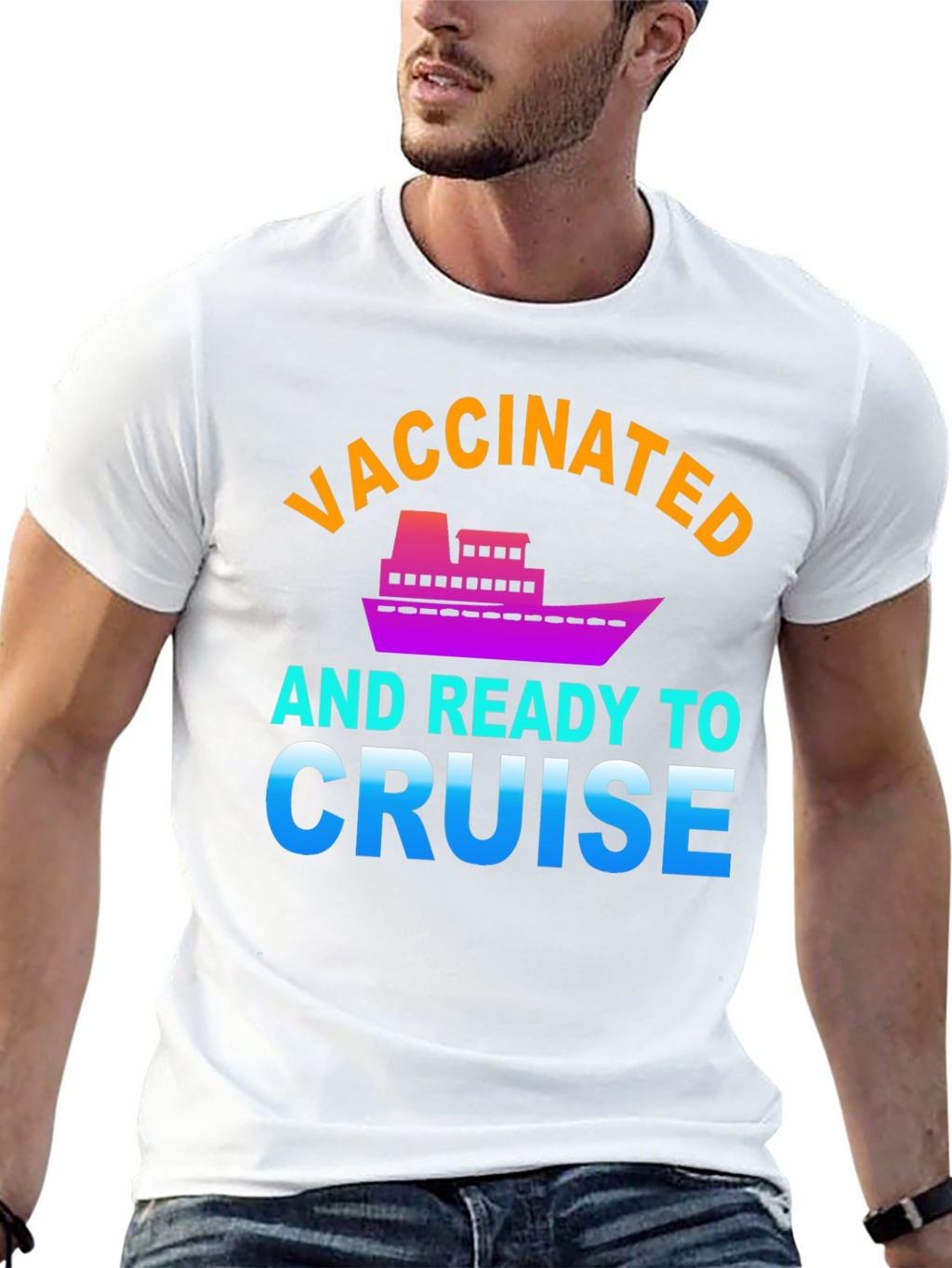 Vaccinated and Ready to Cruise Graphic Tee