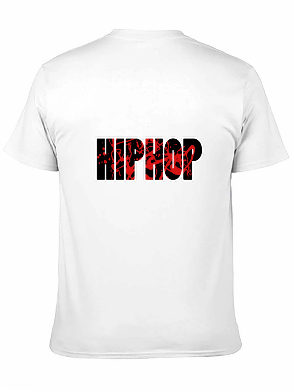 Hip Hop Graphic Tee - Stylish Black Cotton T-Shirt
