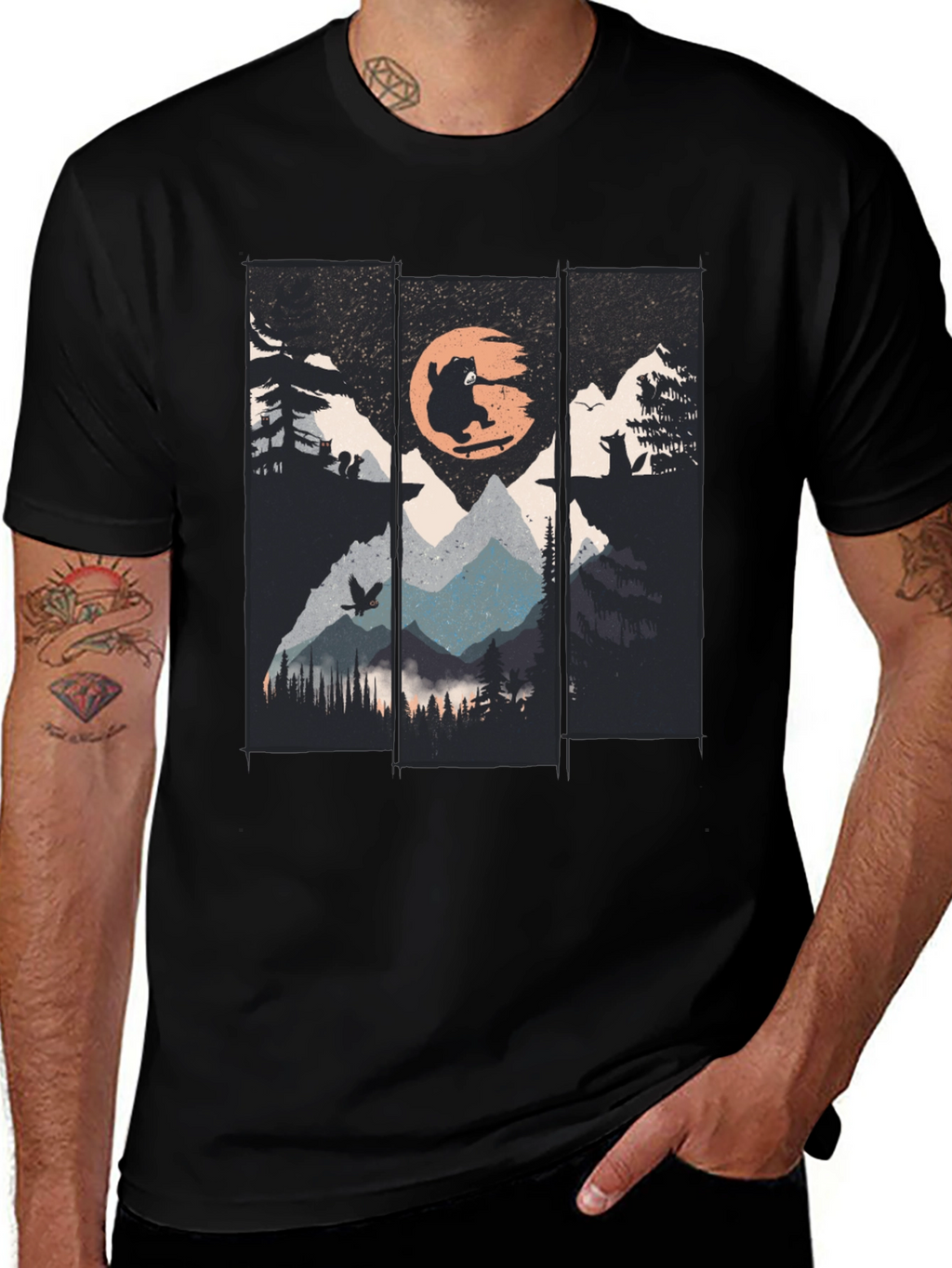 Nature Adventure Graphic T-Shirt