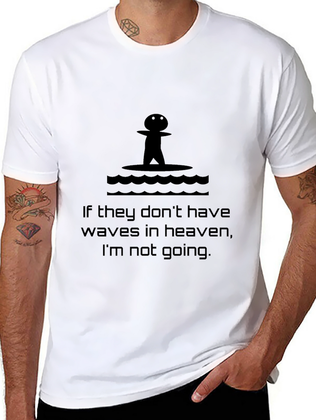 Surfing Heaven T-Shirt - Wave Lovers Tee