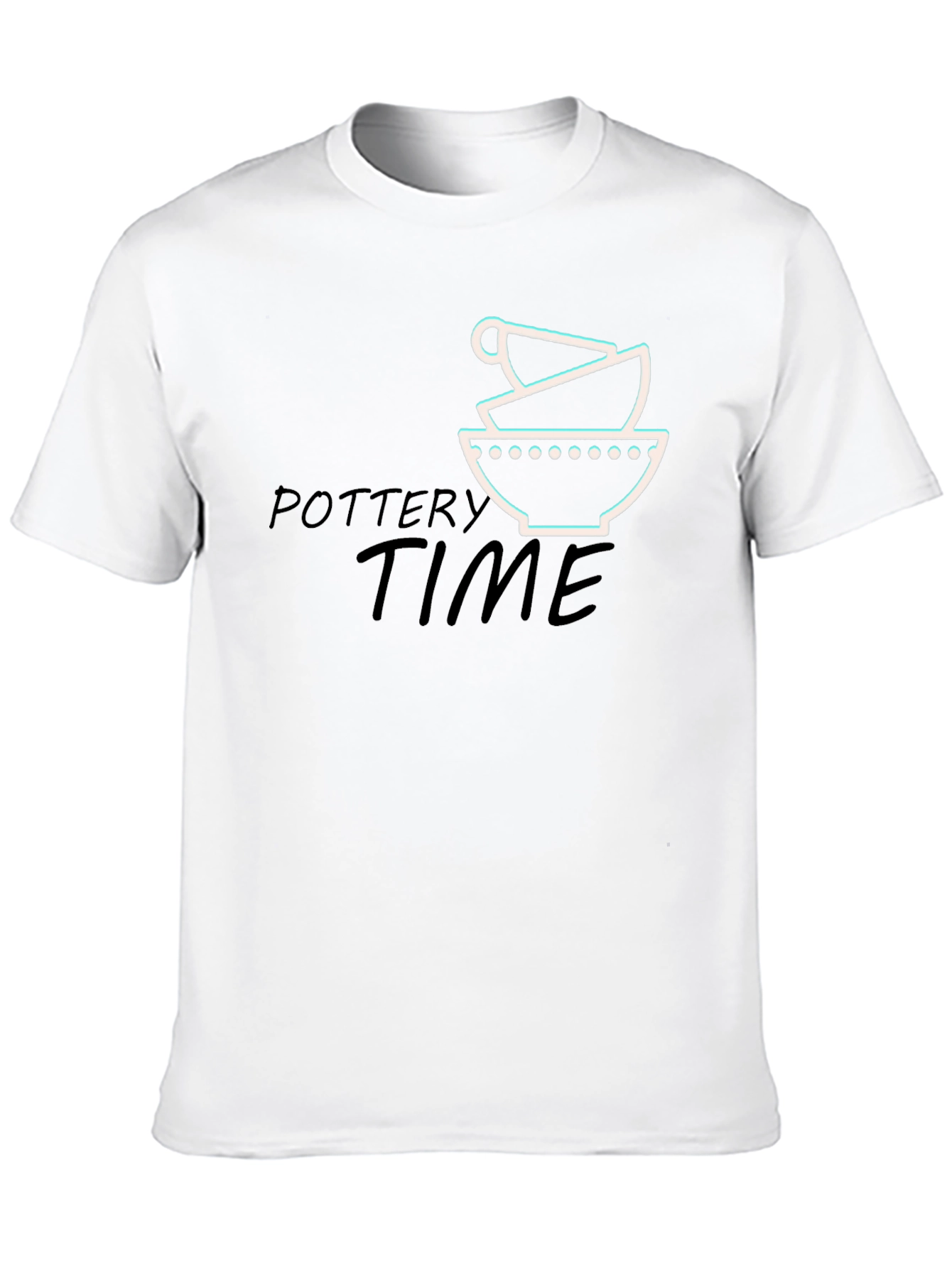 Pottery Time Black Graphic Tee