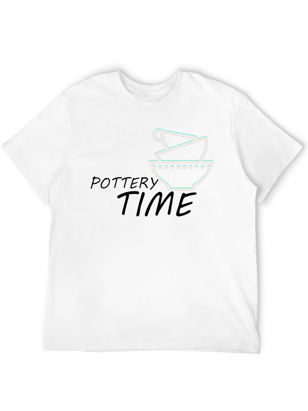 Pottery Time Black Graphic Tee