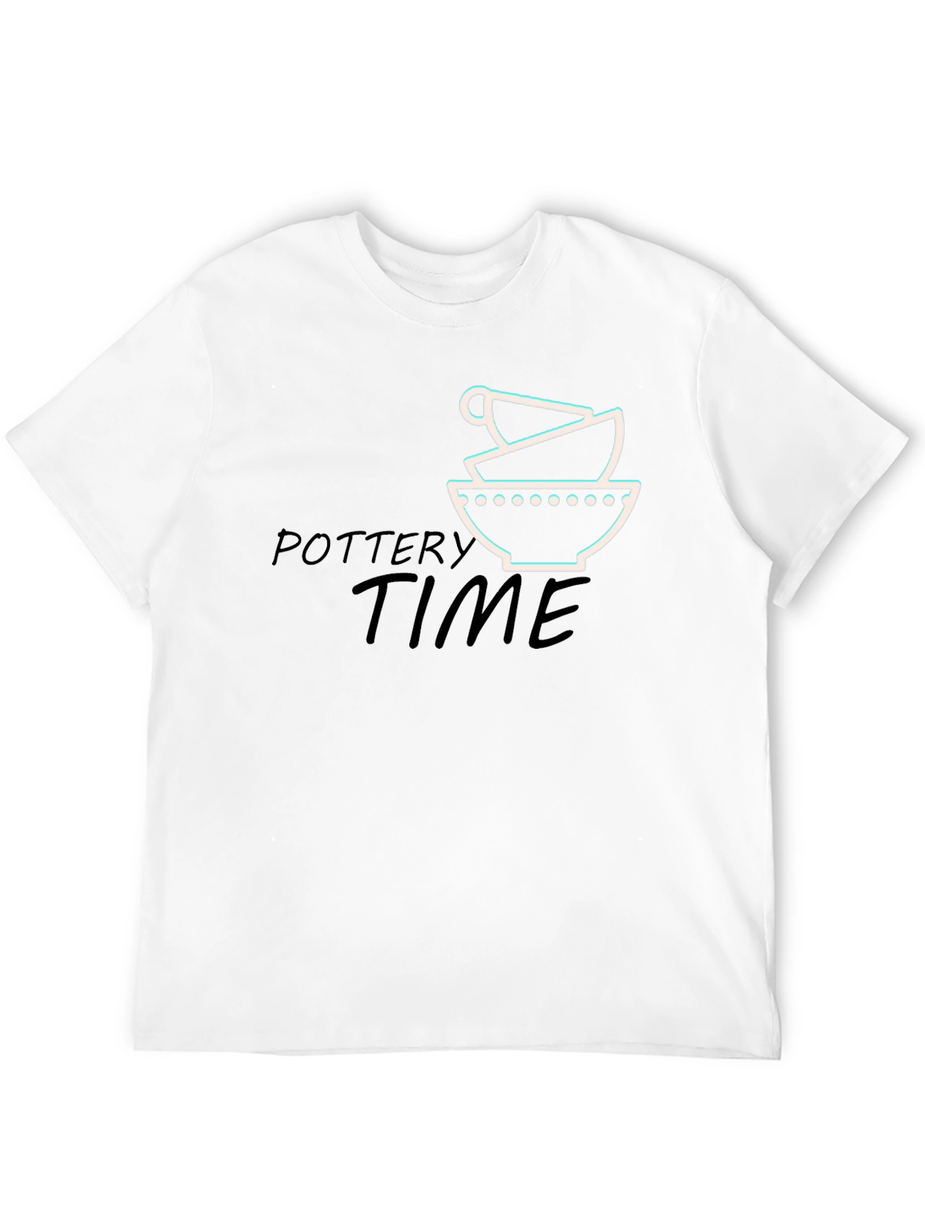 Pottery Time Black Graphic Tee