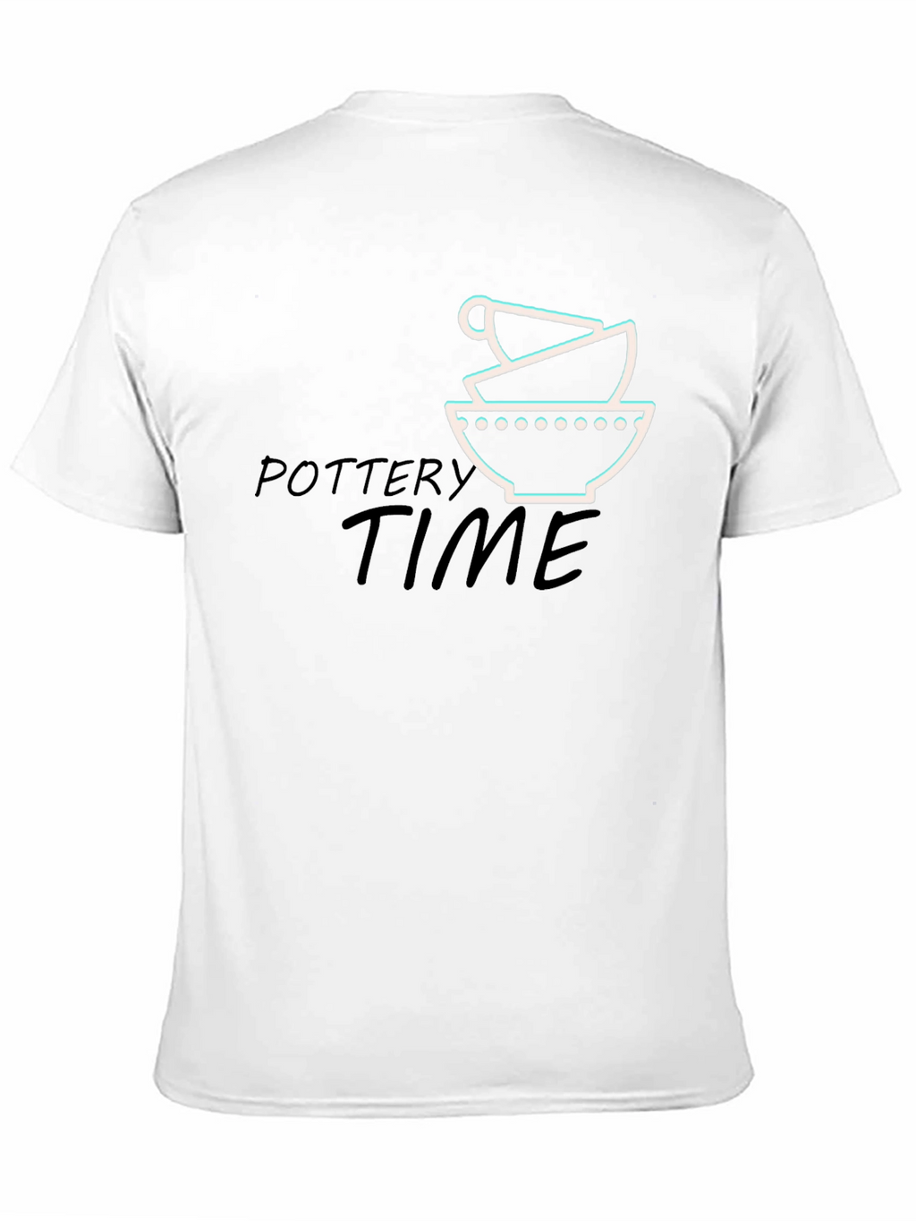 Pottery Time Black Graphic Tee
