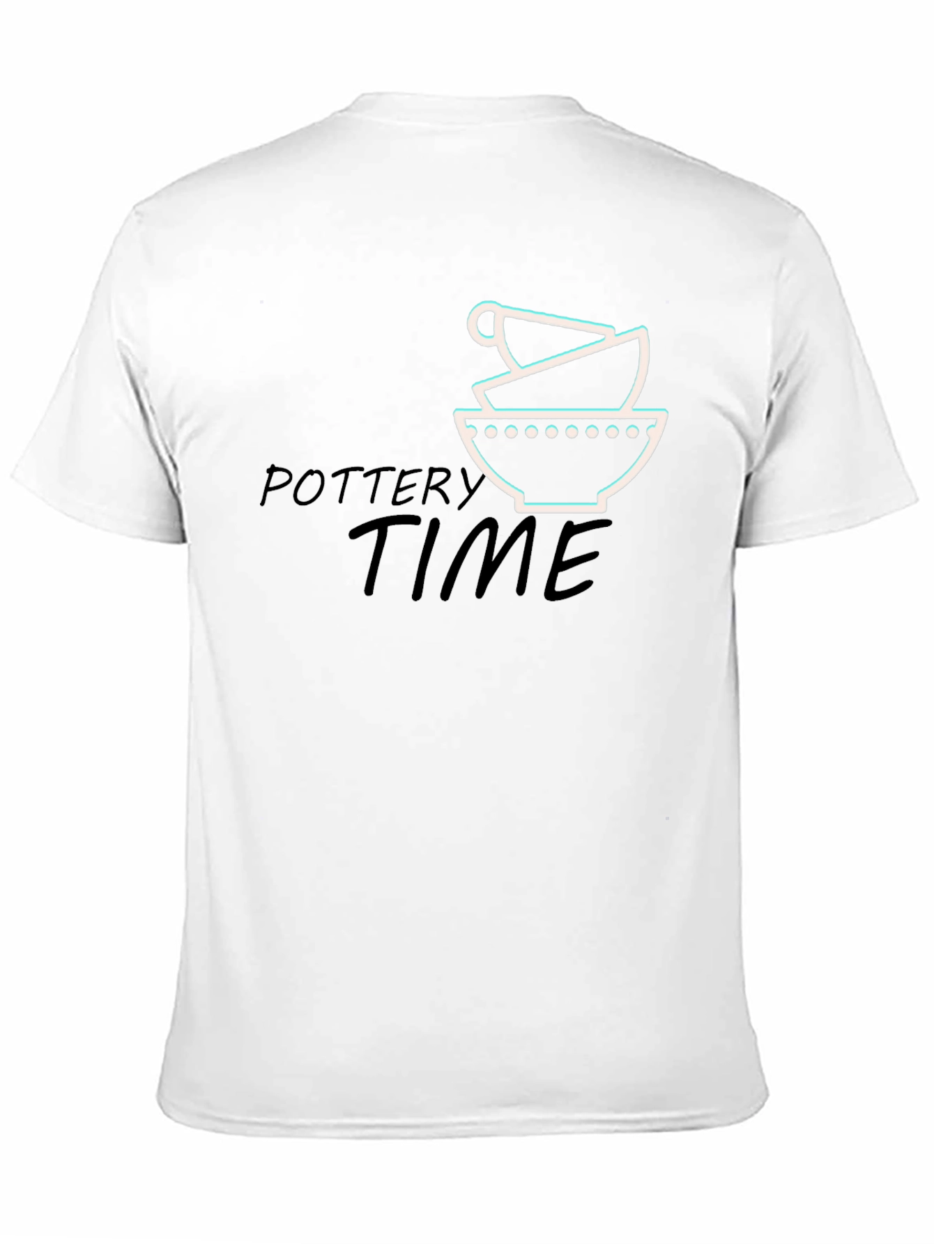 Pottery Time Black Graphic Tee