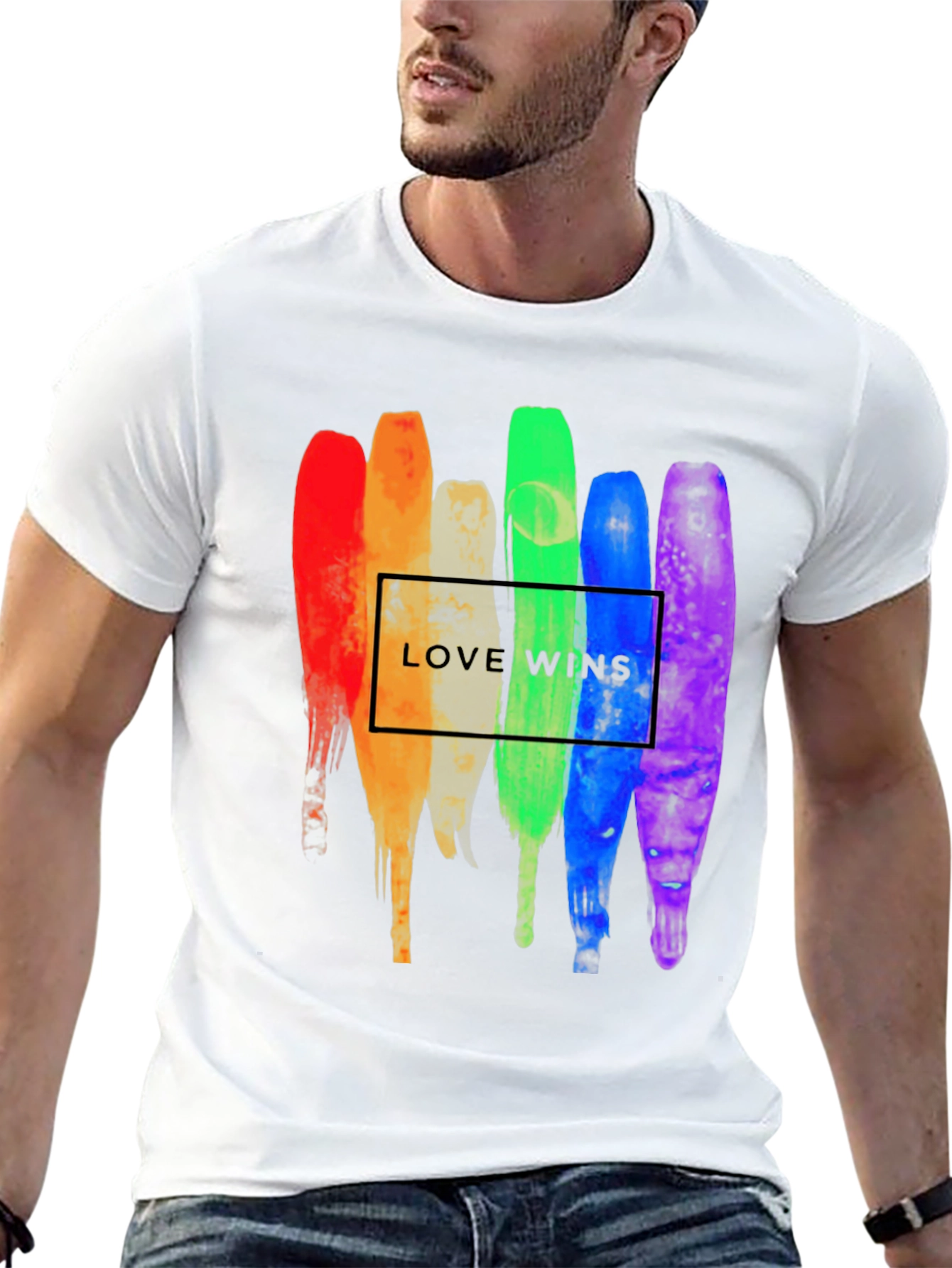 Love Wins Rainbow Pride T-Shirt