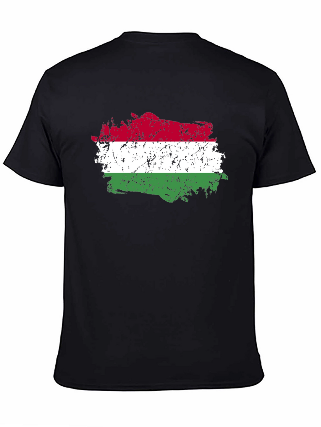Hungary Flag Distressed T-Shirt
