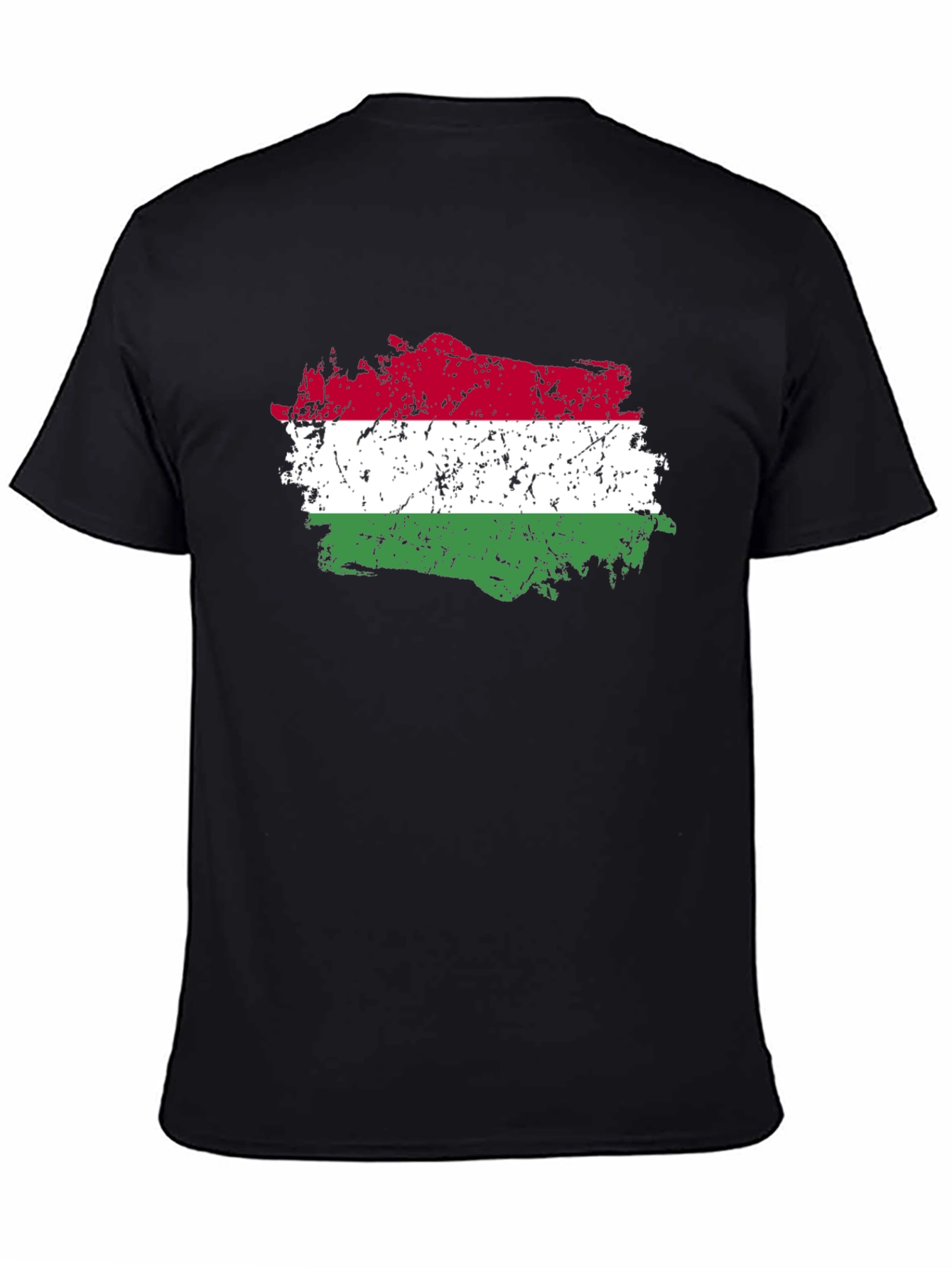 Hungary Flag Distressed T-Shirt