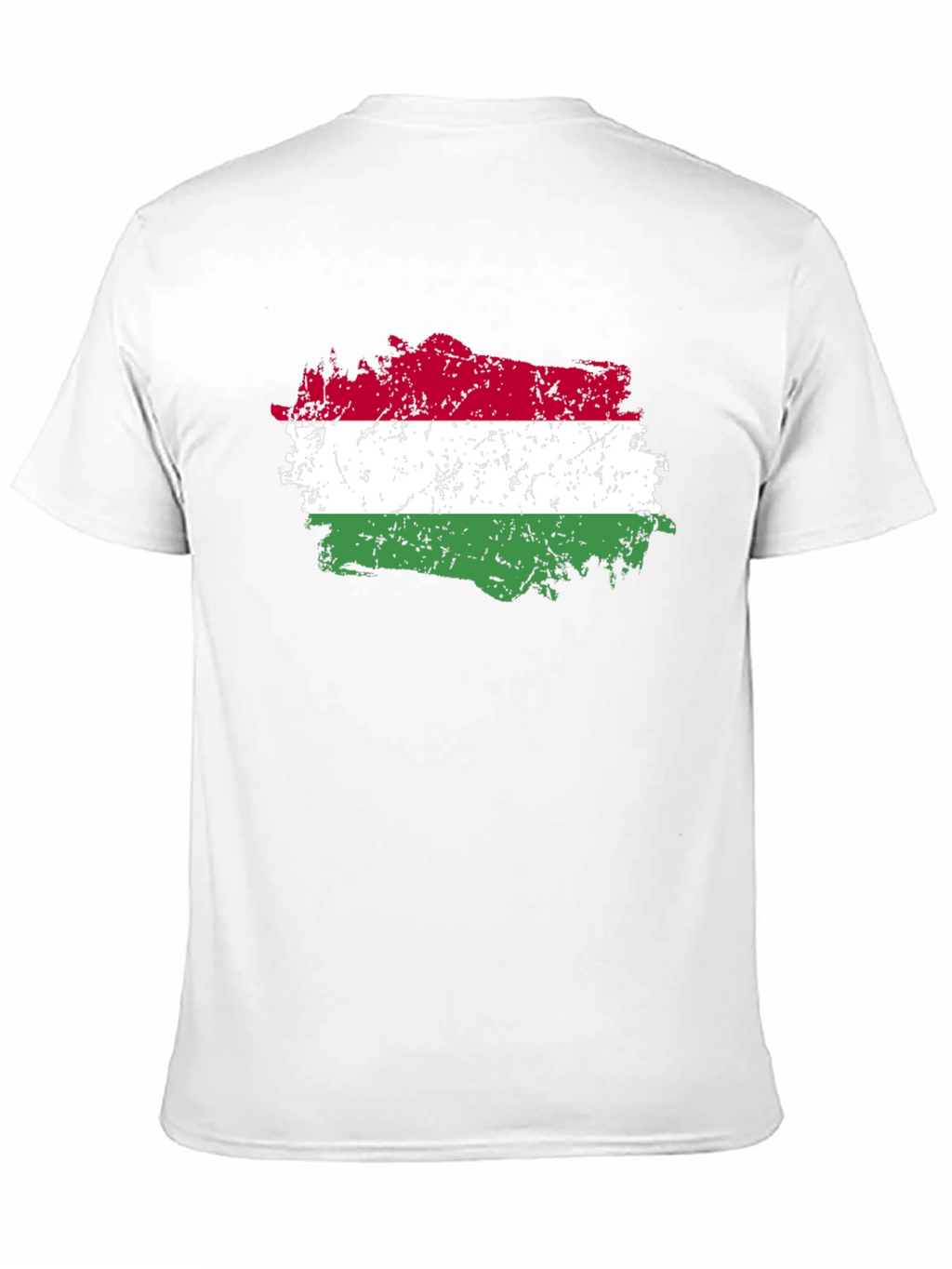 Hungary Flag Distressed T-Shirt