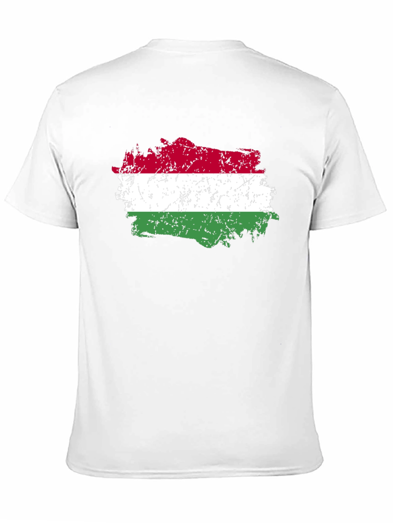 Hungary Flag Distressed T-Shirt