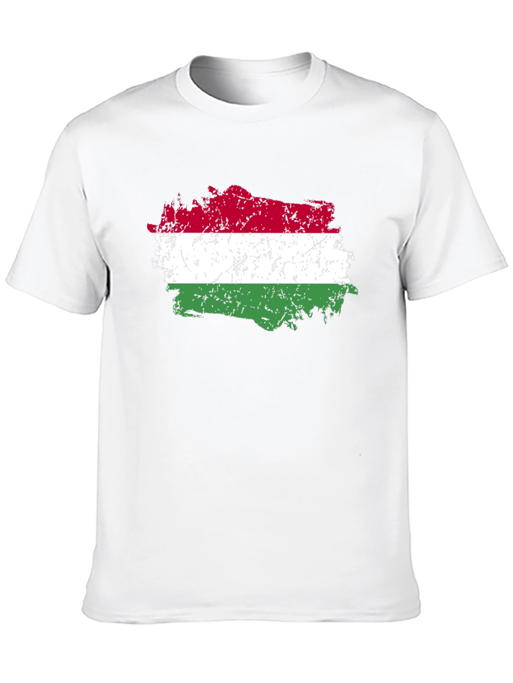 Hungary Flag Distressed T-Shirt