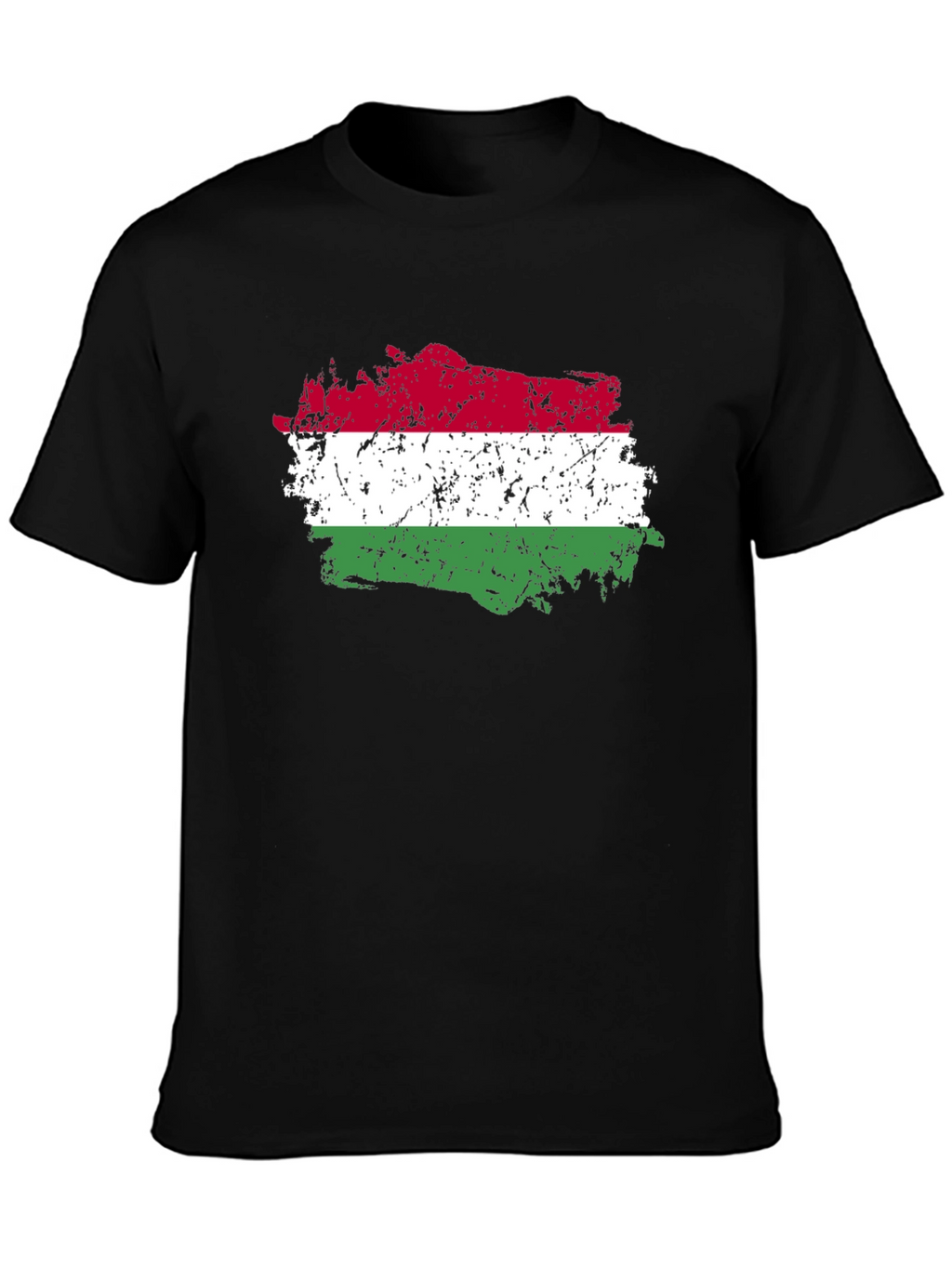Hungary Flag Distressed T-Shirt