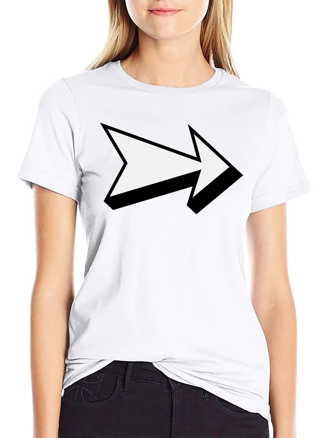 Forward Arrow Black T-Shirt