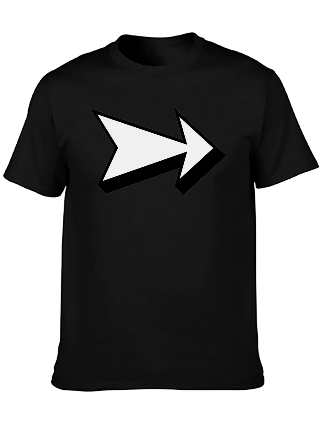 Forward Arrow Black T-Shirt