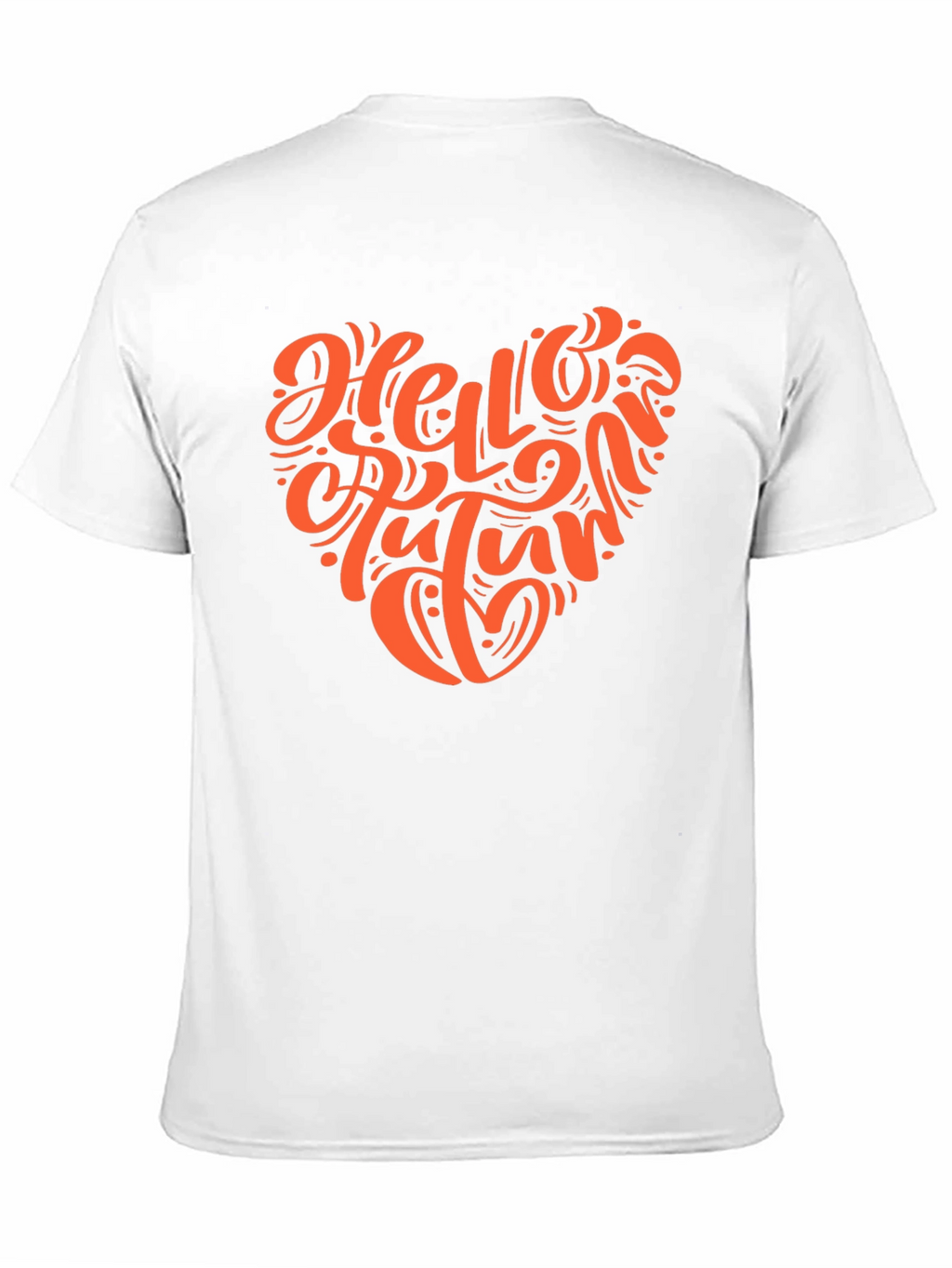 Hello Autumn Black T-Shirt