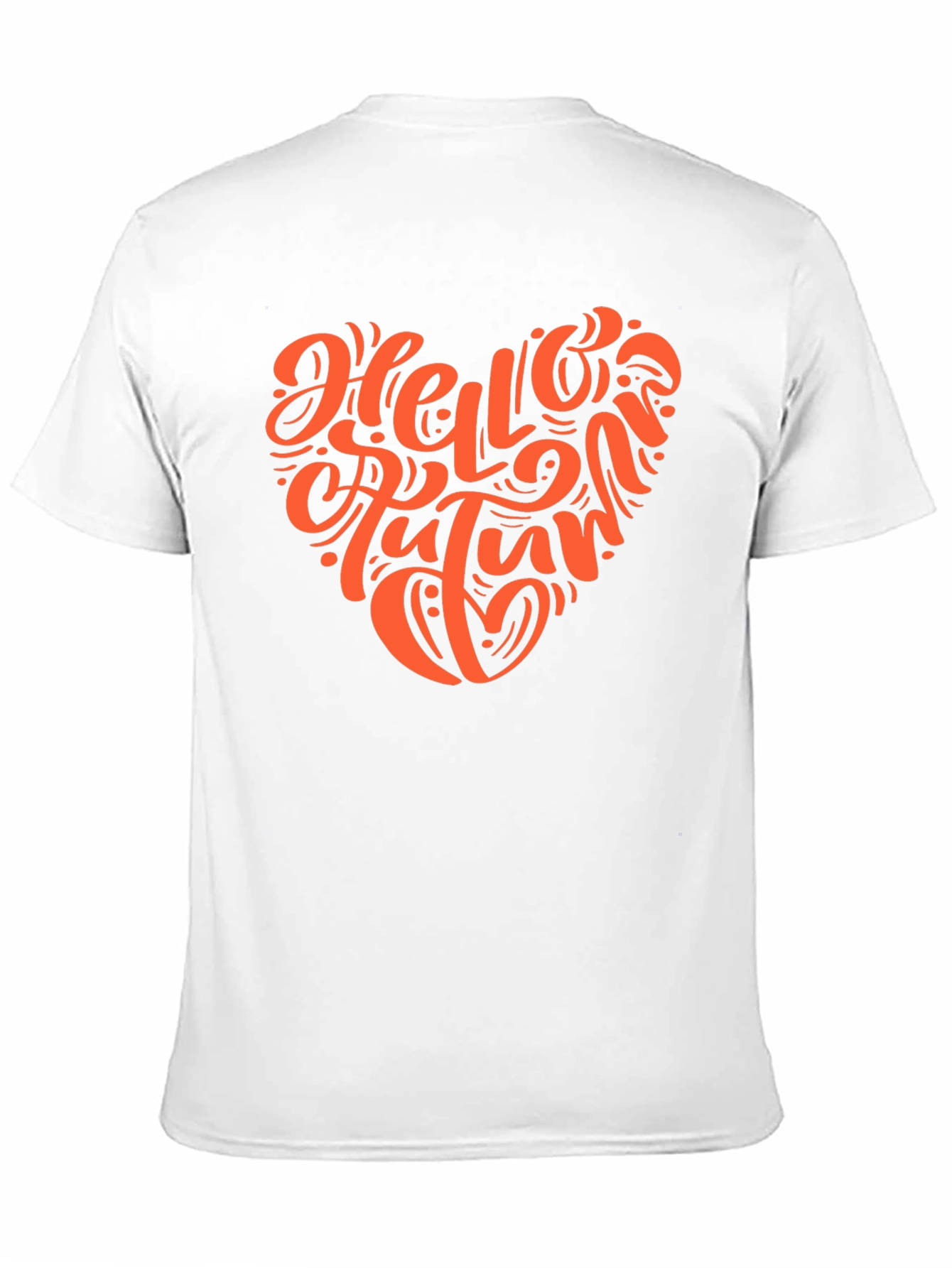 Hello Autumn Black T-Shirt