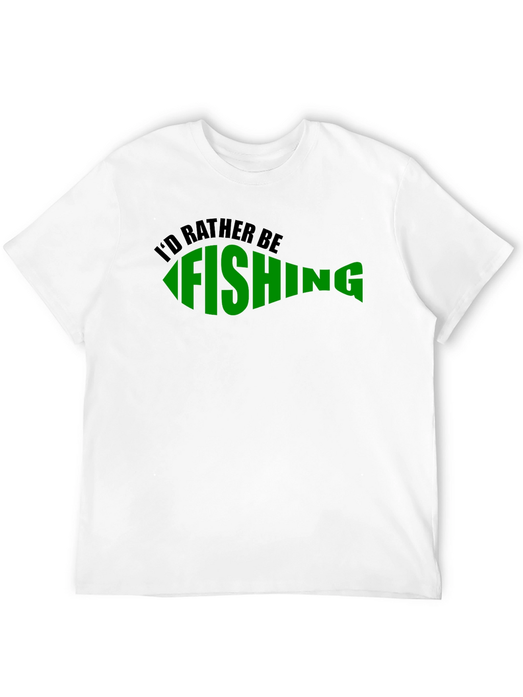 Id Rather Be Fishing Graphic T-Shirt