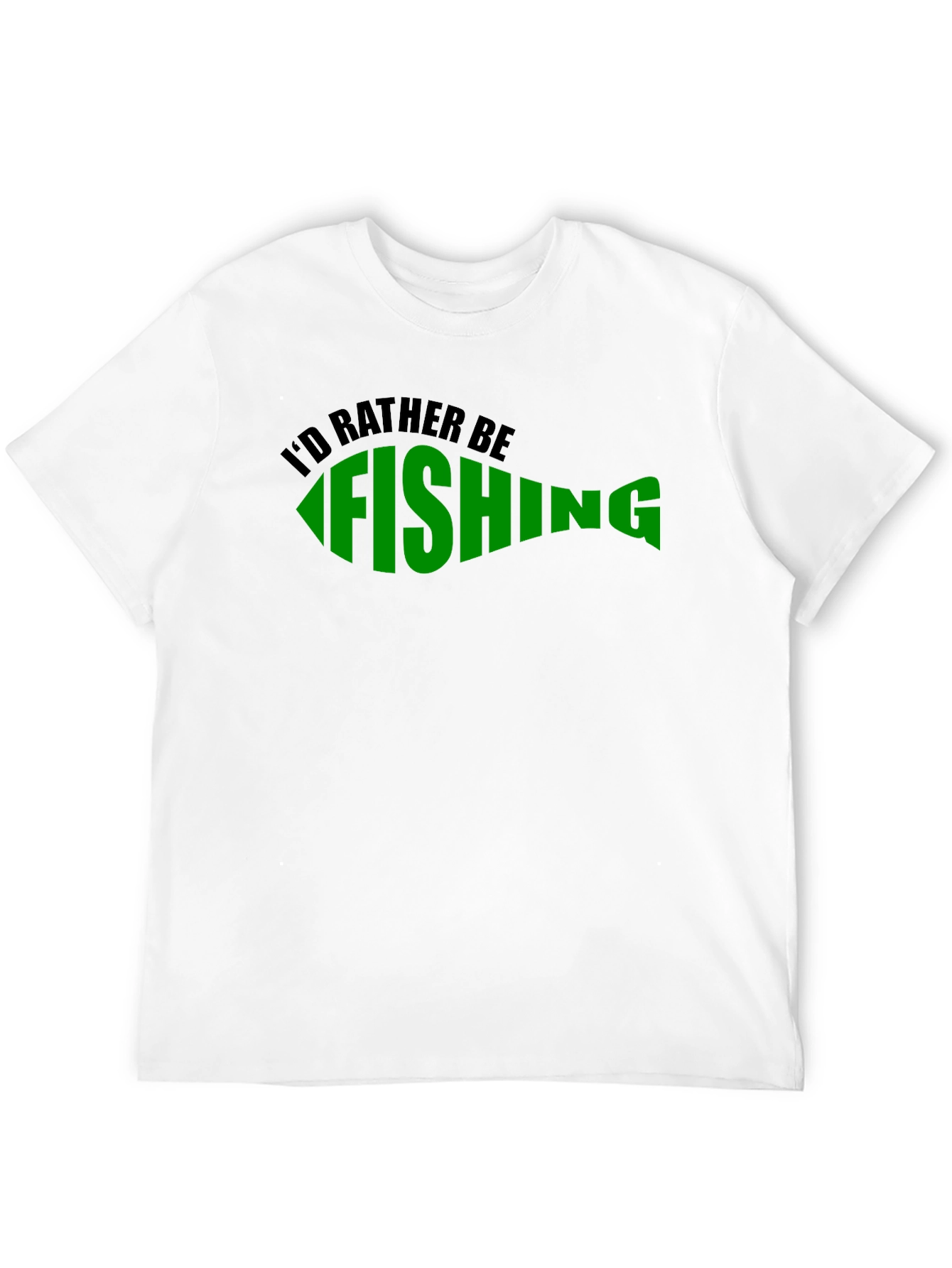 Id Rather Be Fishing Graphic T-Shirt