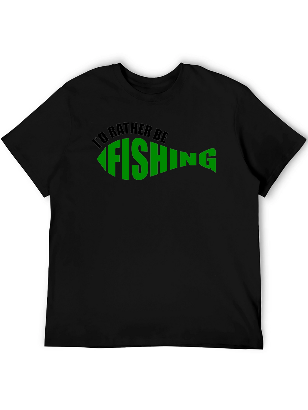 Id Rather Be Fishing Graphic T-Shirt