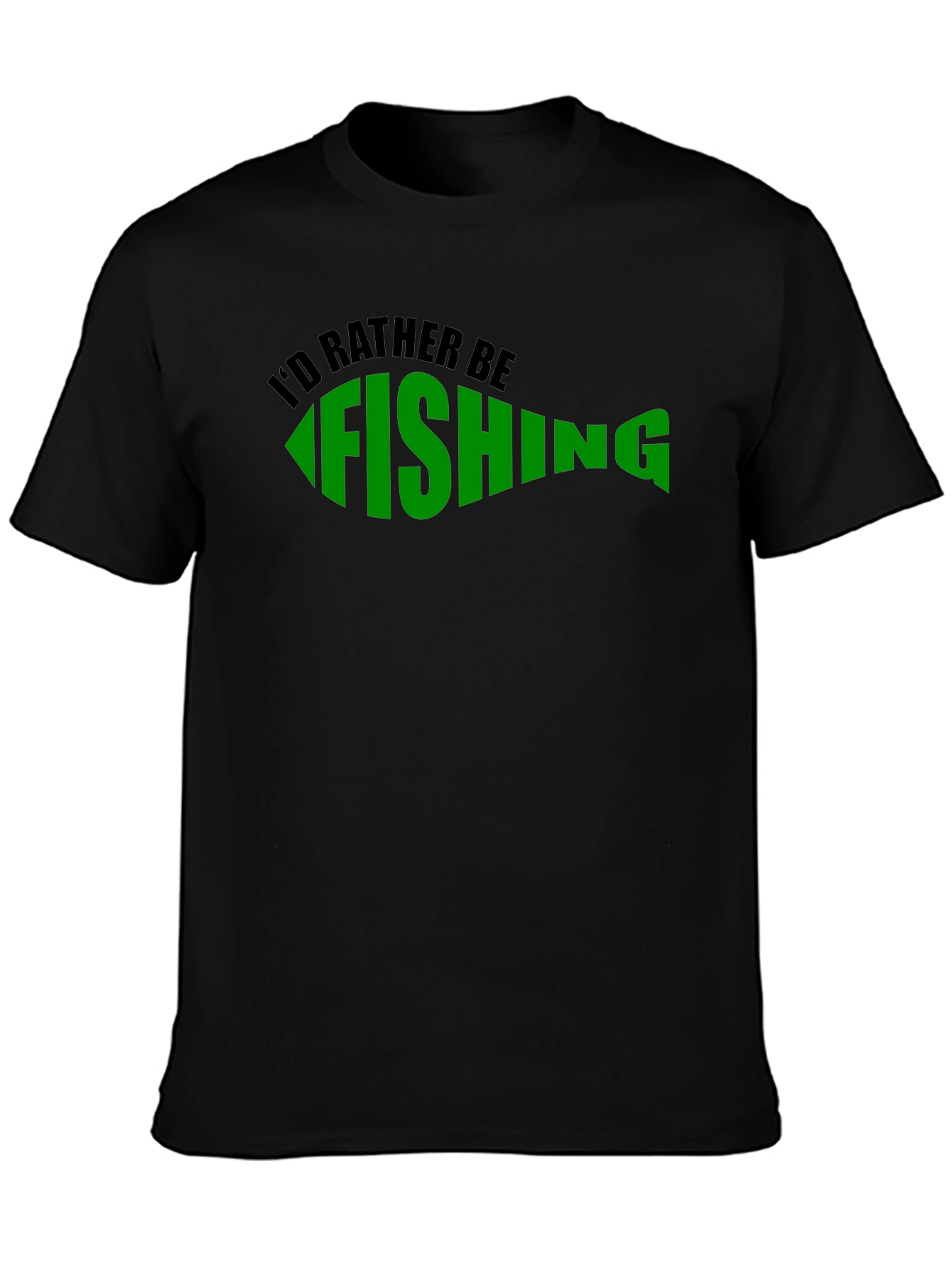 Id Rather Be Fishing Graphic T-Shirt