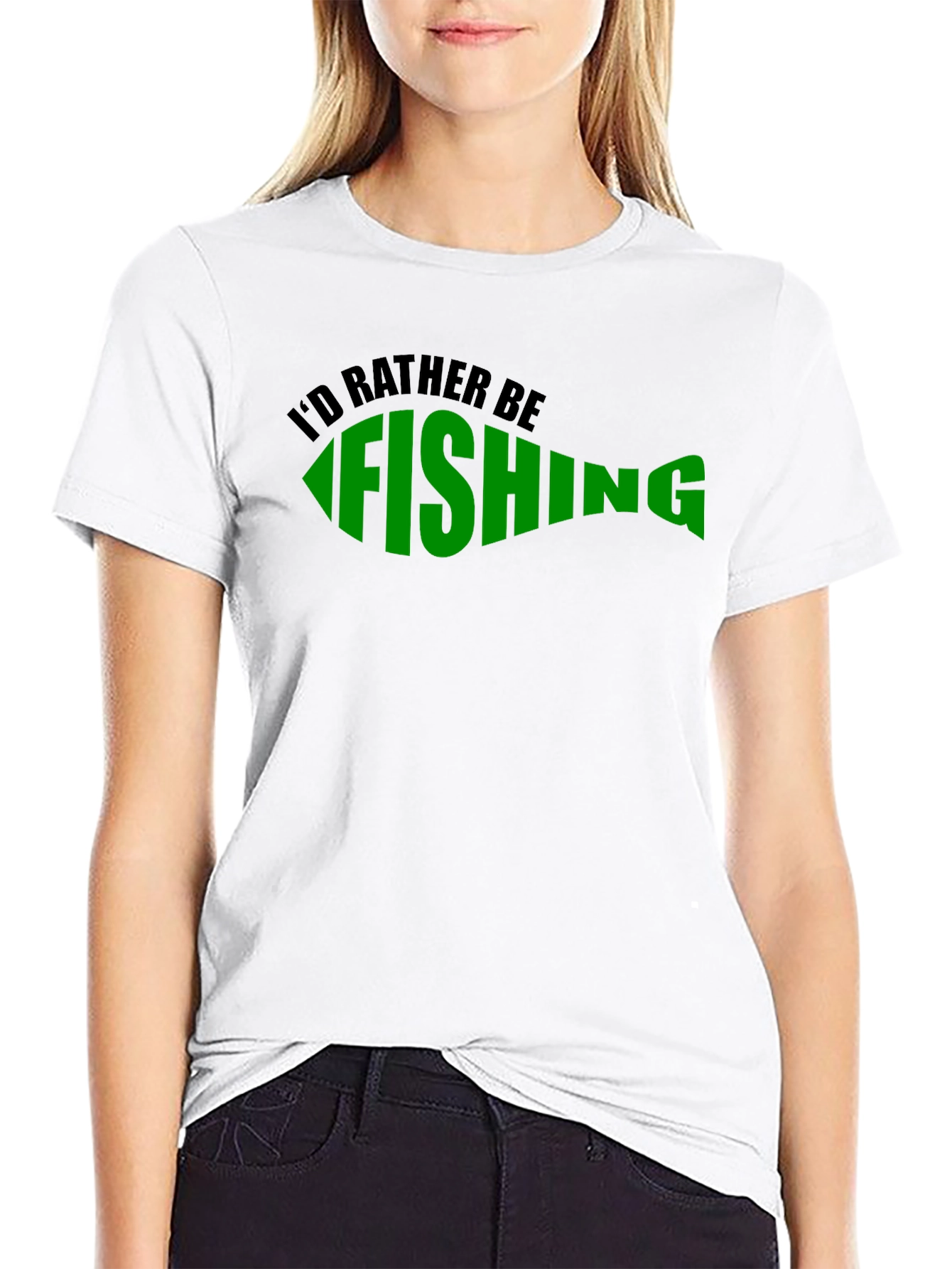 Id Rather Be Fishing Graphic T-Shirt