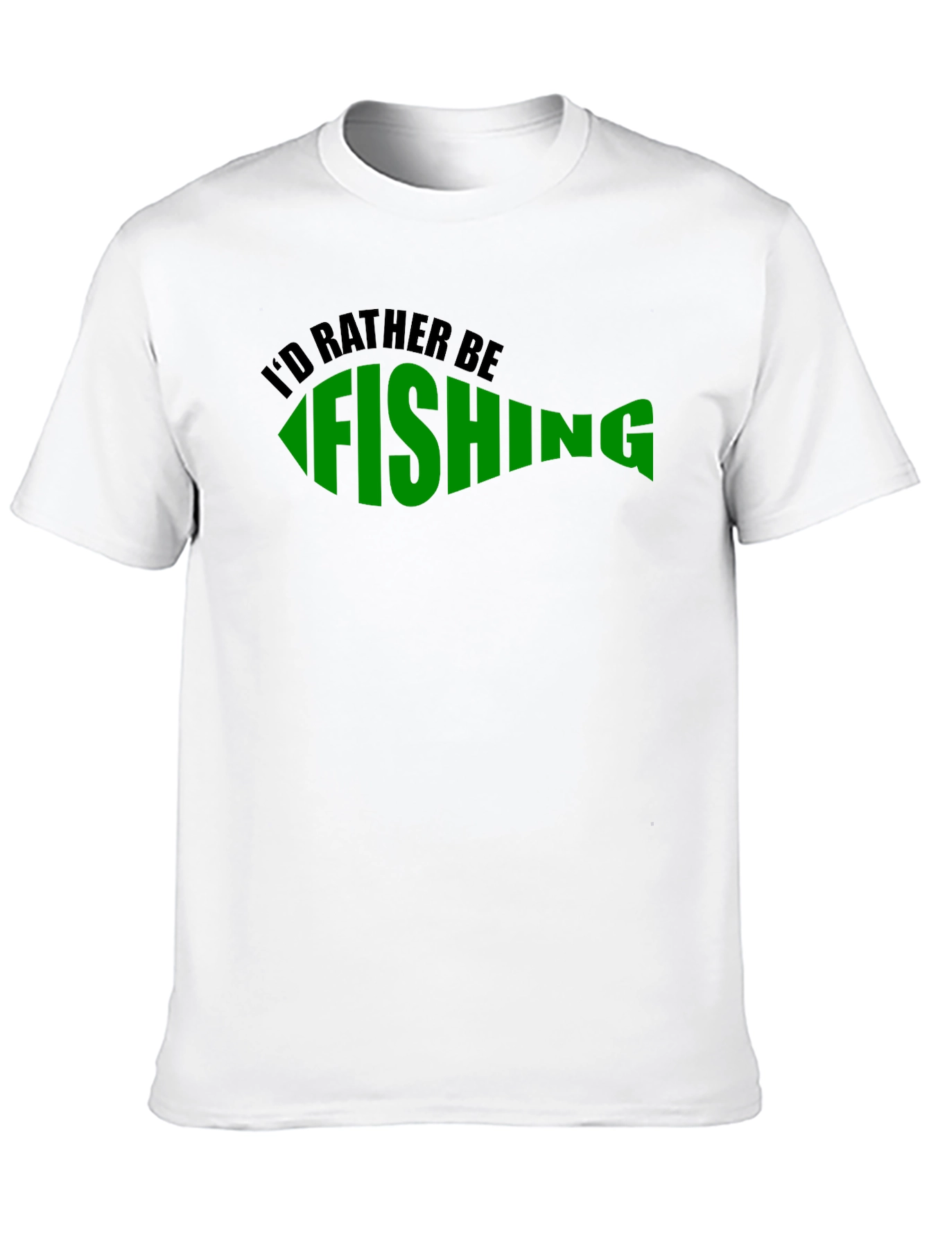 Id Rather Be Fishing Graphic T-Shirt
