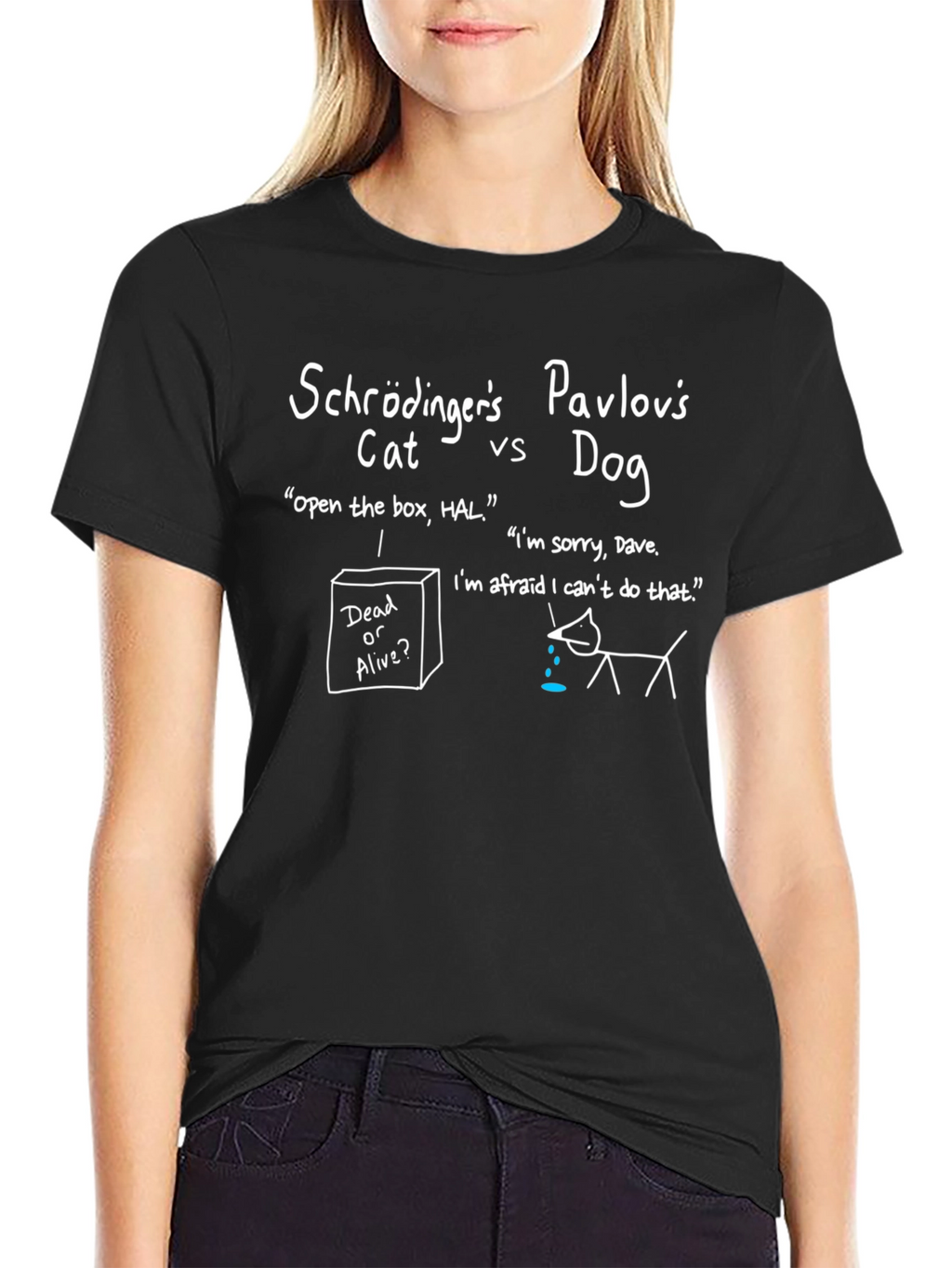 Schrödingers Cat vs. Pavlovs Dog T-Shirt