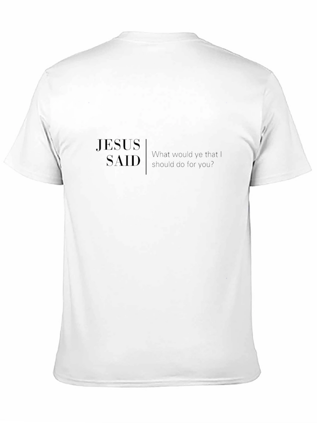 Jesus Said Graphic Tee - Christian Apparel