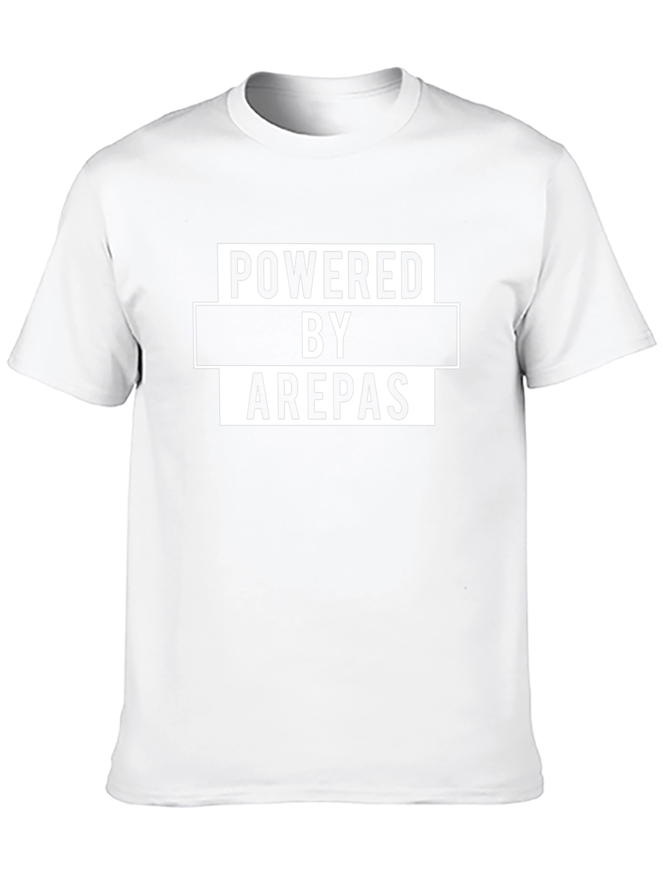 Powered By Arepas Black Graphic Tee