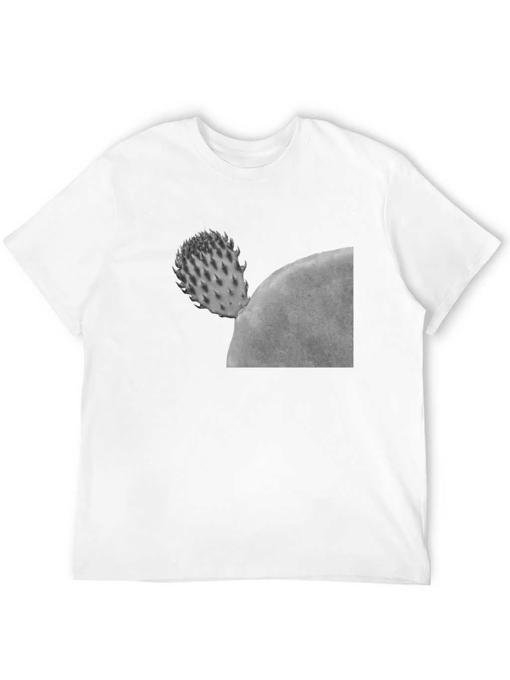 Cactus Graphic Black T-Shirt - Unisex Casual Tee