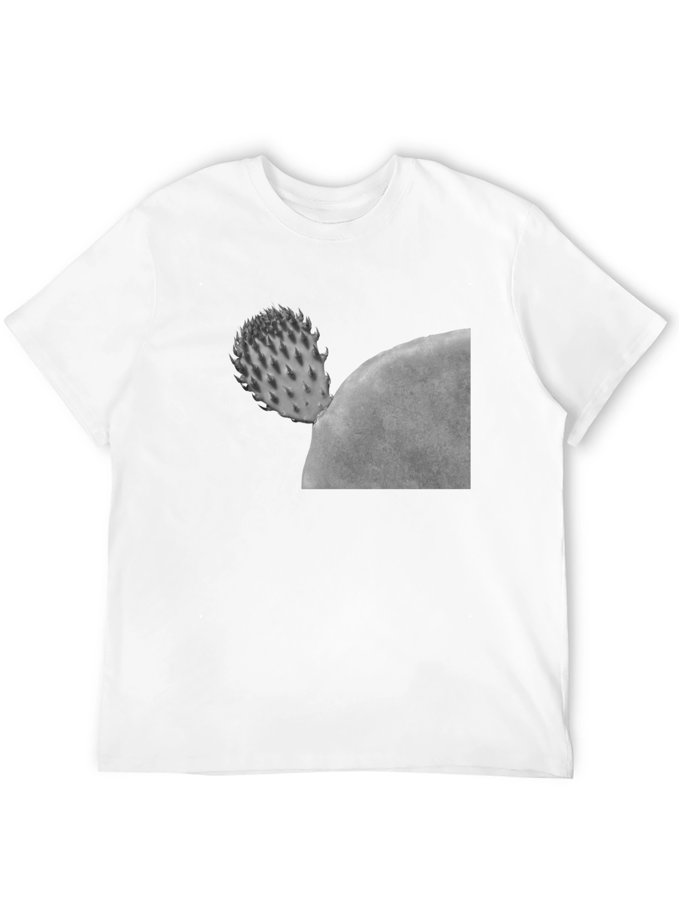 Cactus Graphic Black T-Shirt - Unisex Casual Tee