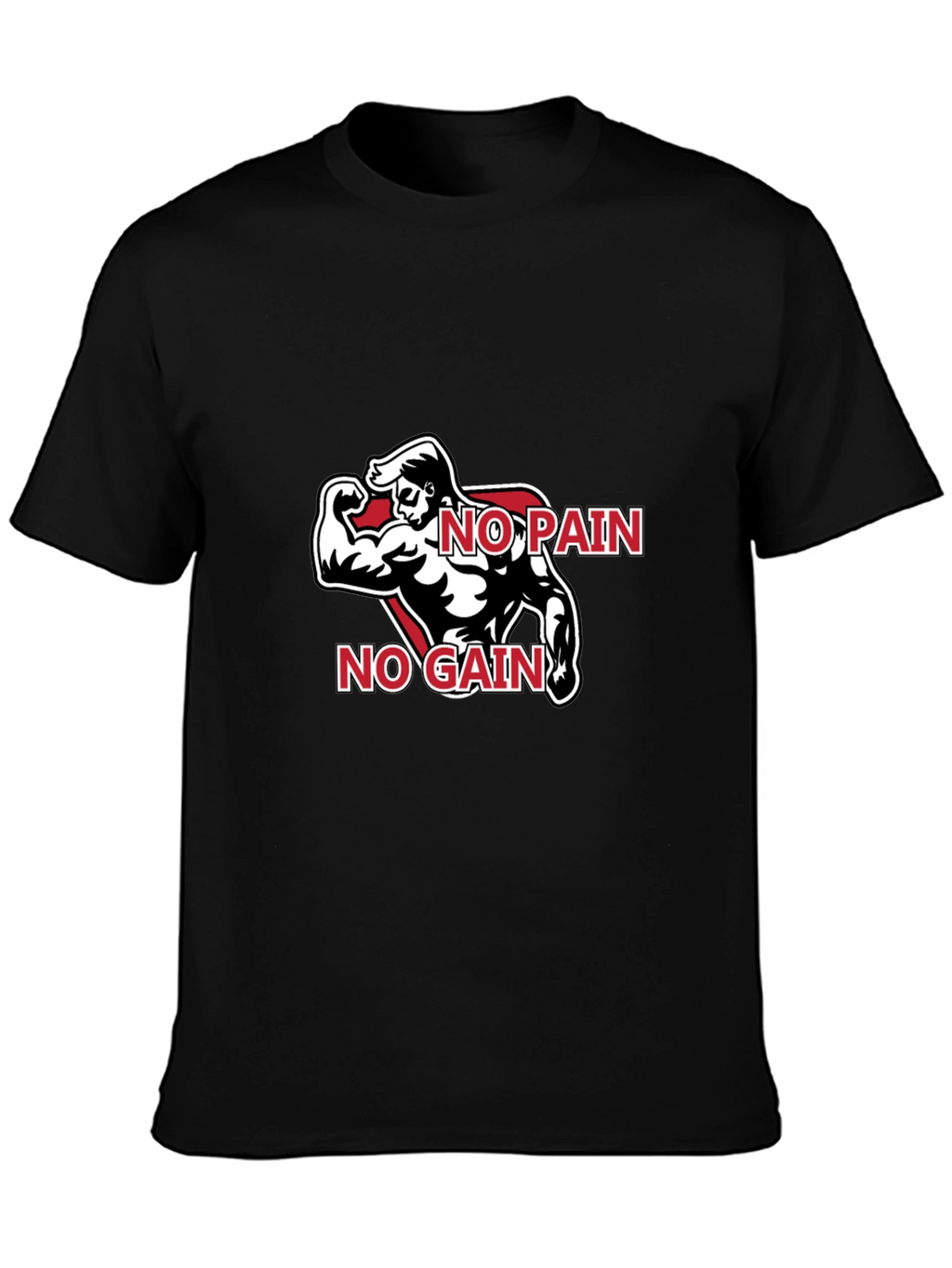 No Pain No Gain T-Shirt - Mens Fitness Tee