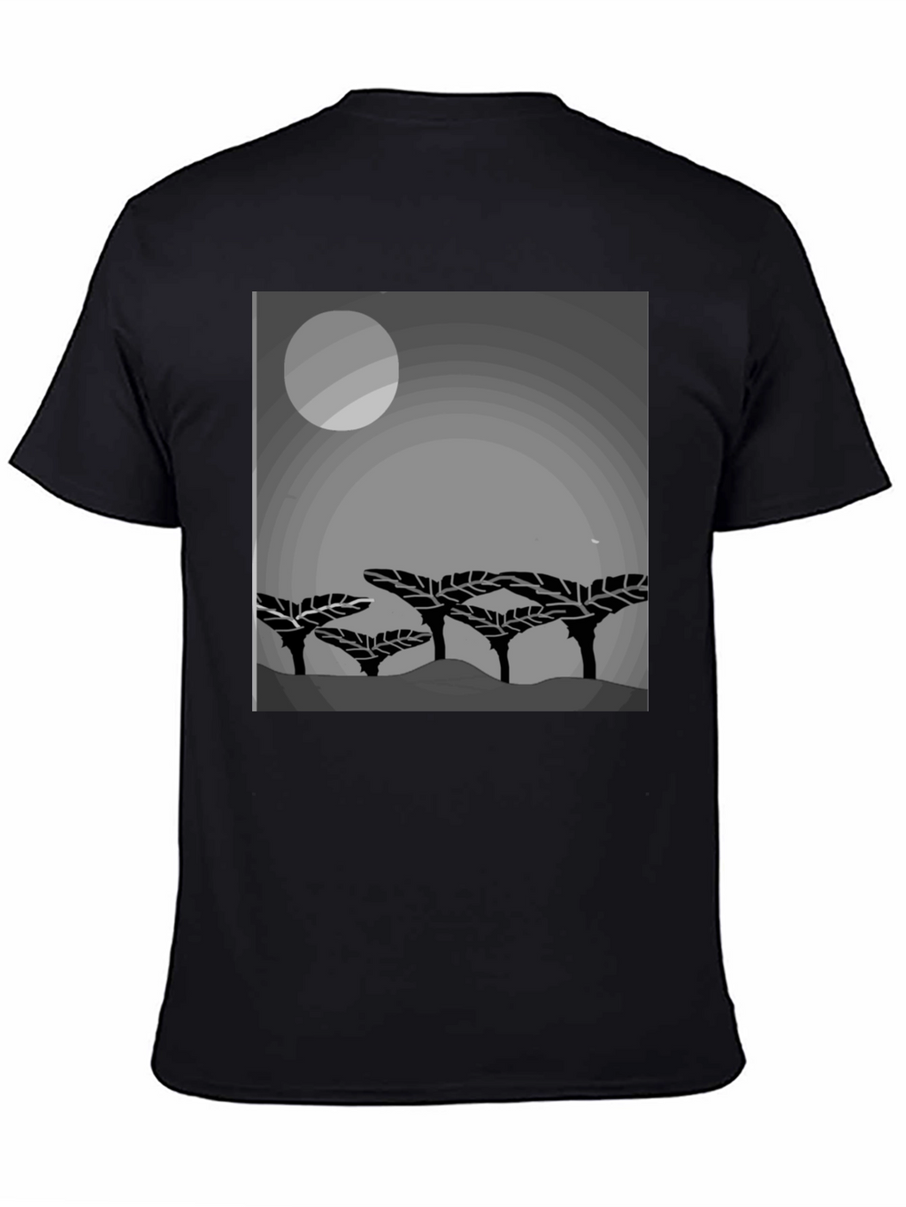 Mens Graphic Print Crew Neck T-Shirt