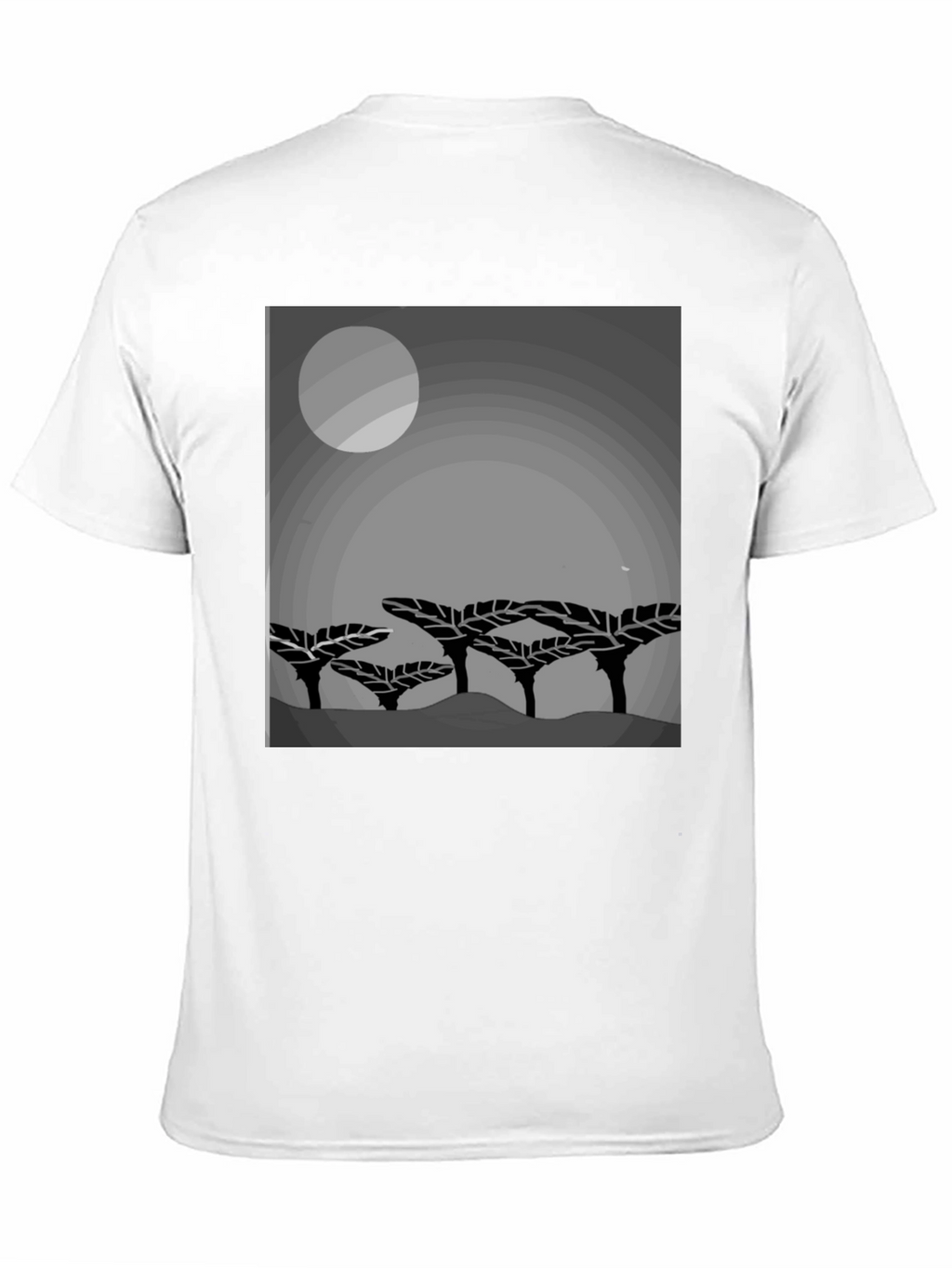 Mens Graphic Print Crew Neck T-Shirt