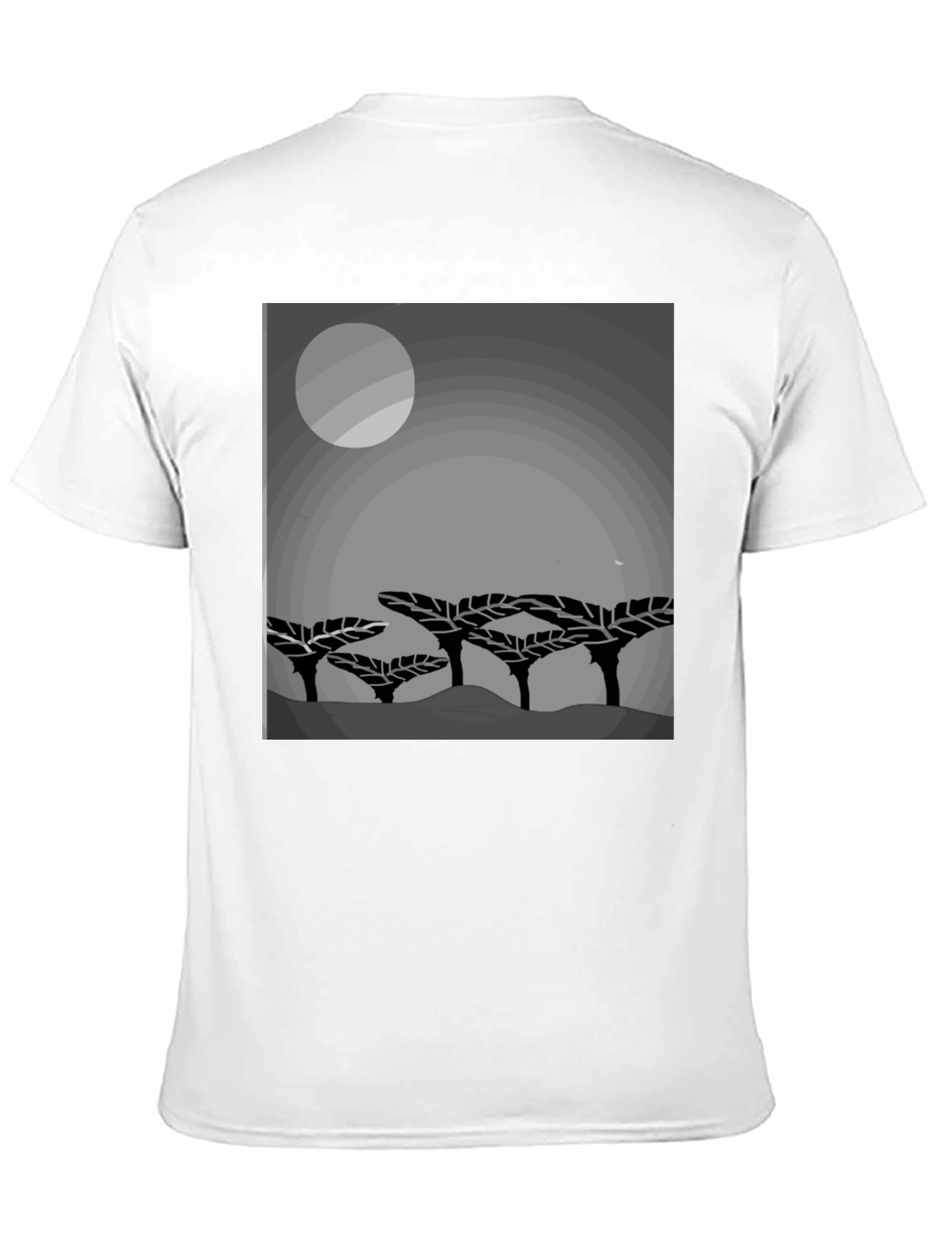 Mens Graphic Print Crew Neck T-Shirt