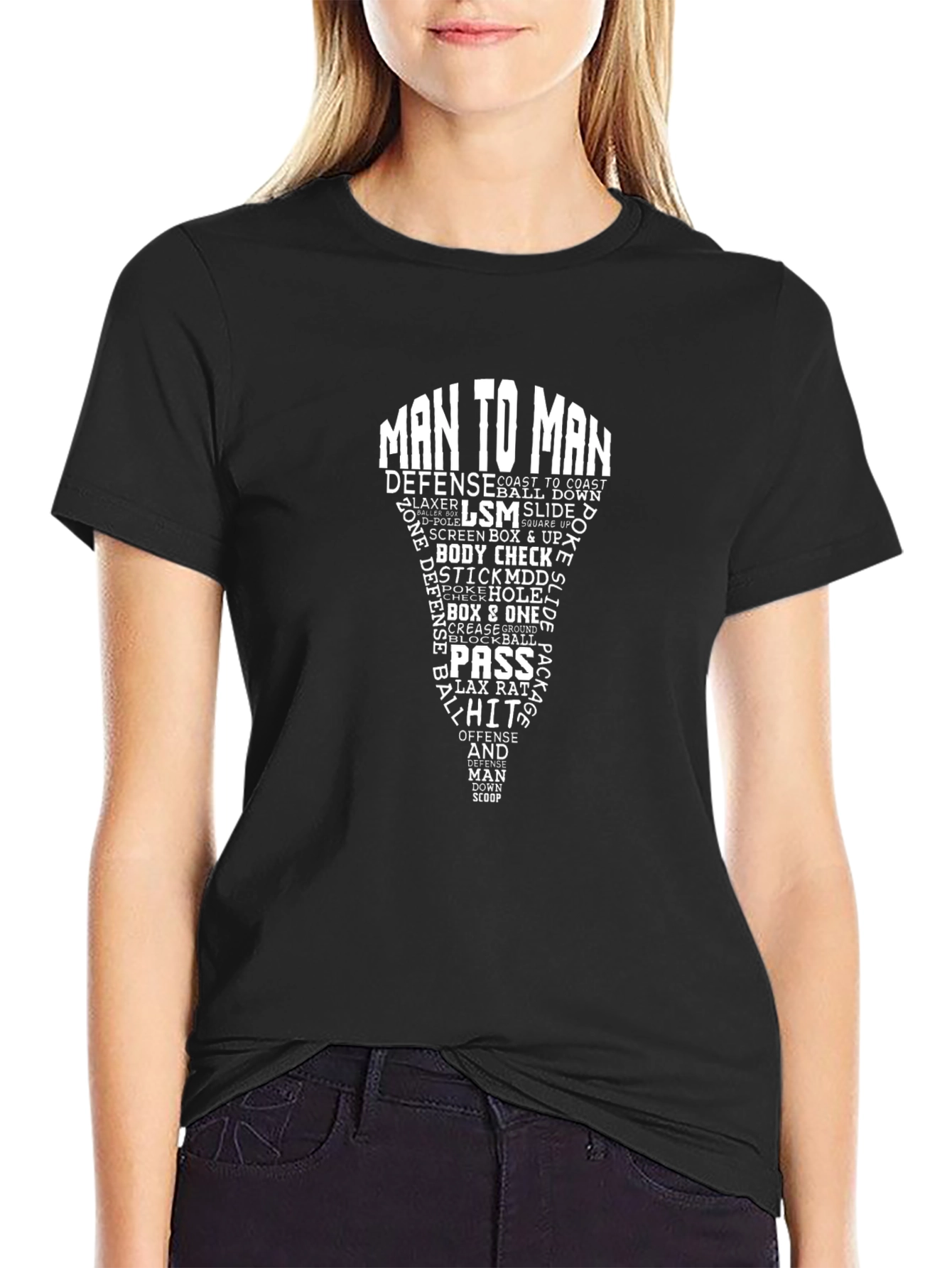 Man to Man Lacrosse Tee