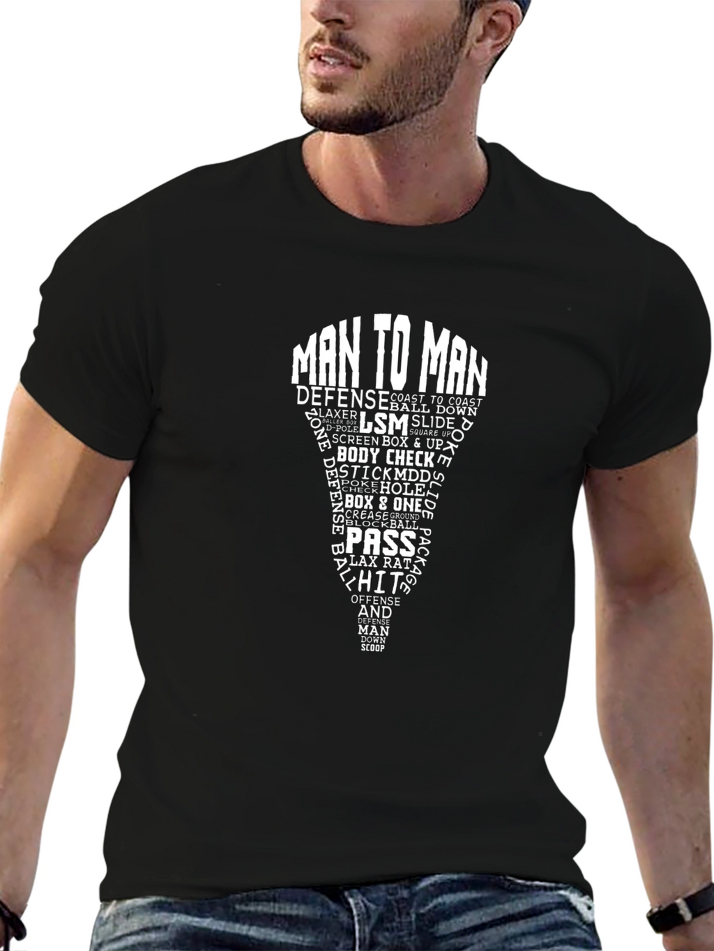 Man to Man Lacrosse Tee