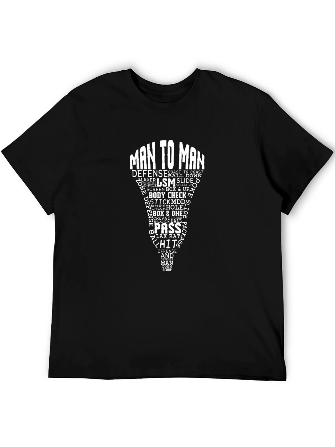 Man to Man Lacrosse Tee