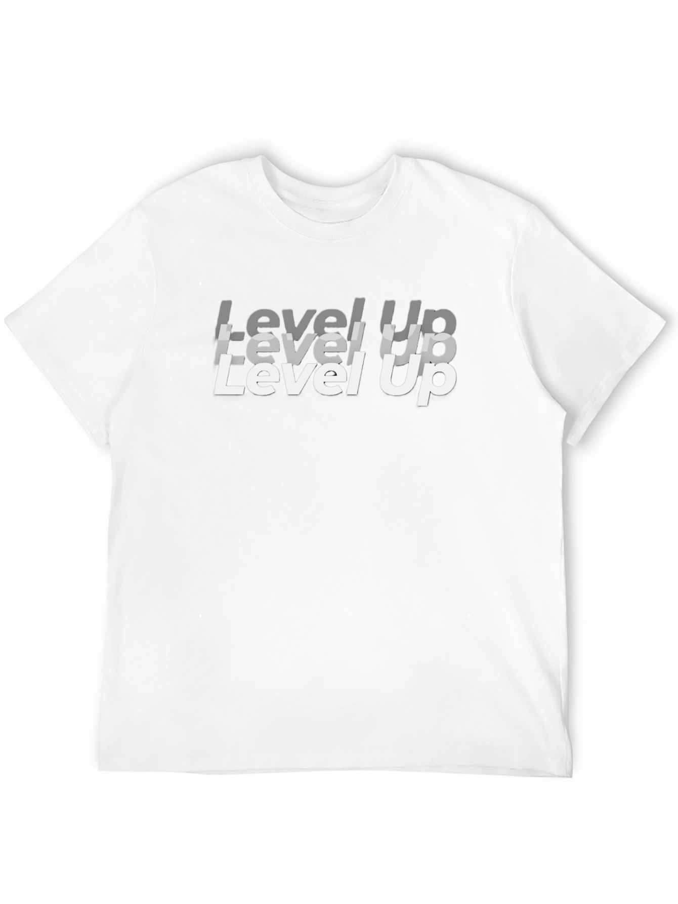 Level Up Black Graphic Tee for Gamers