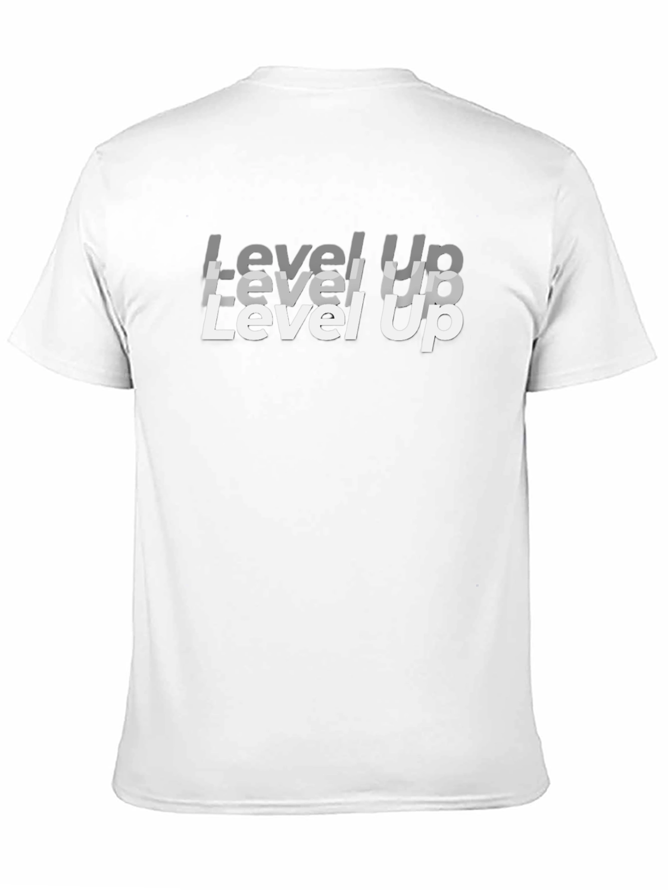 Level Up Black Graphic Tee for Gamers