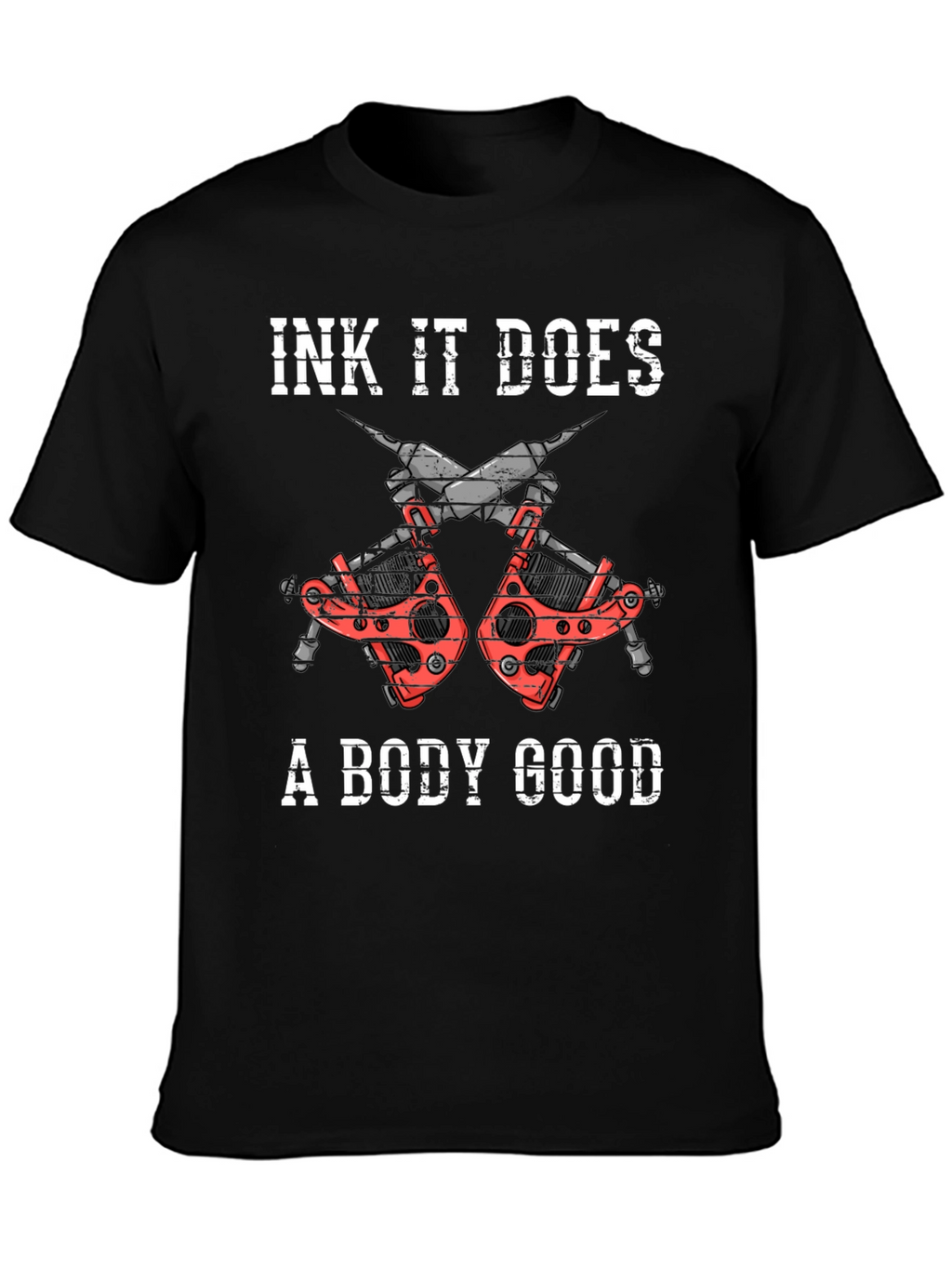 Ink It Does A Body Good Black Graphic Tee
