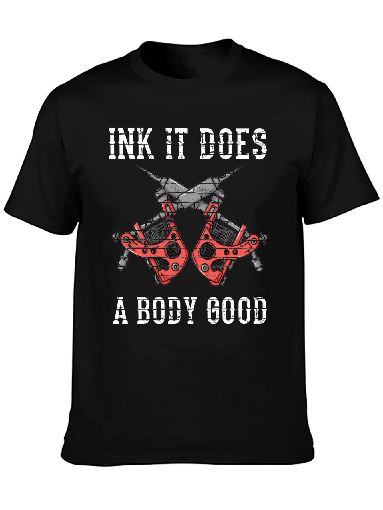 Ink It Does A Body Good Black Graphic Tee