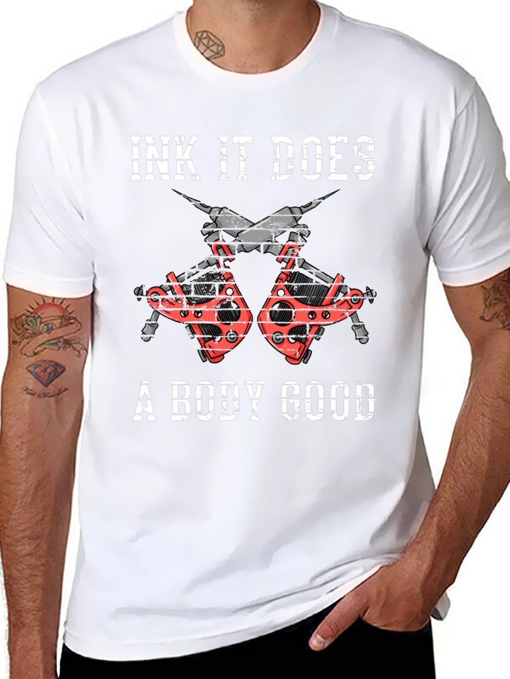 Ink It Does A Body Good Black Graphic Tee