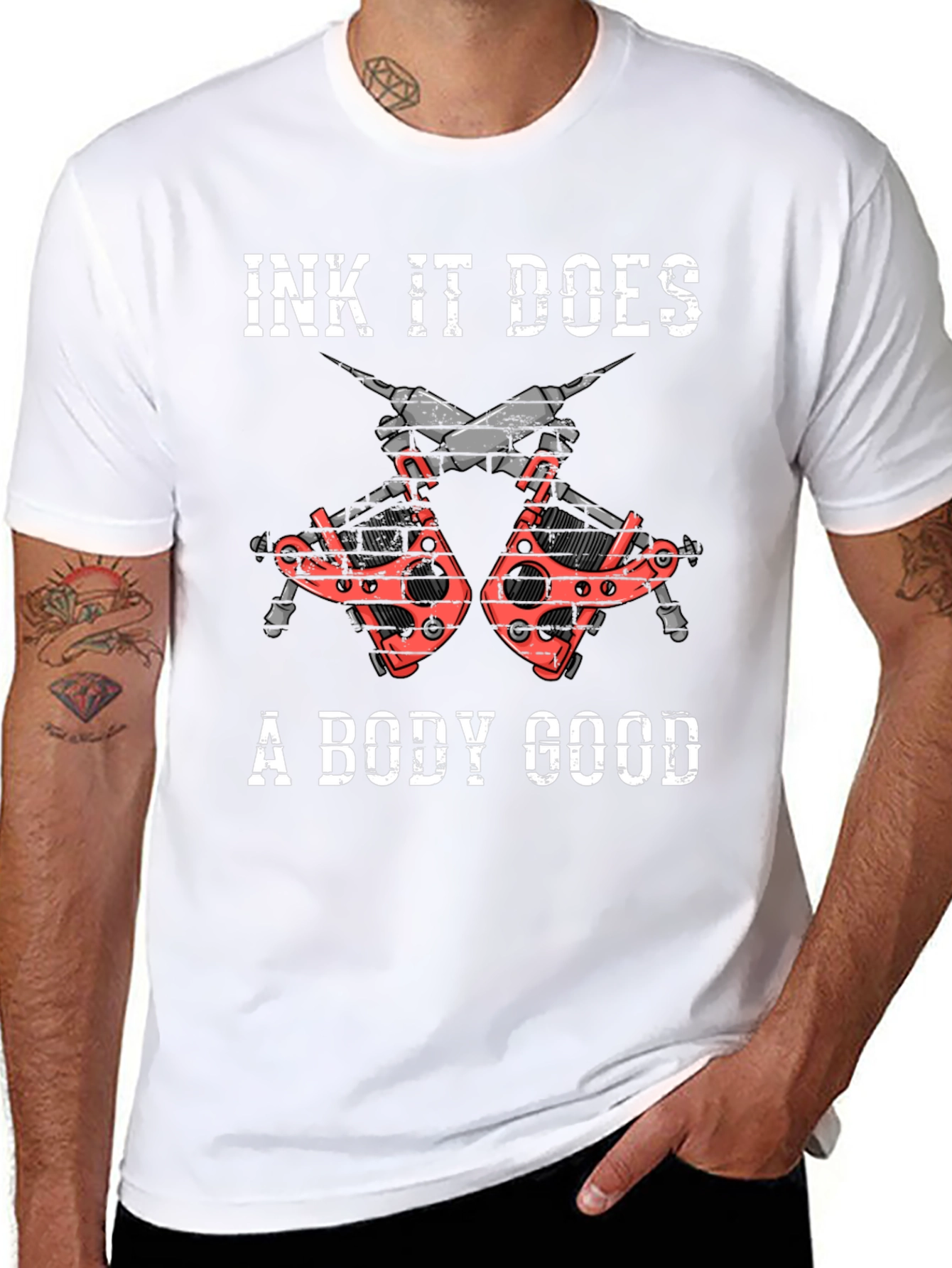 Ink It Does A Body Good Black Graphic Tee