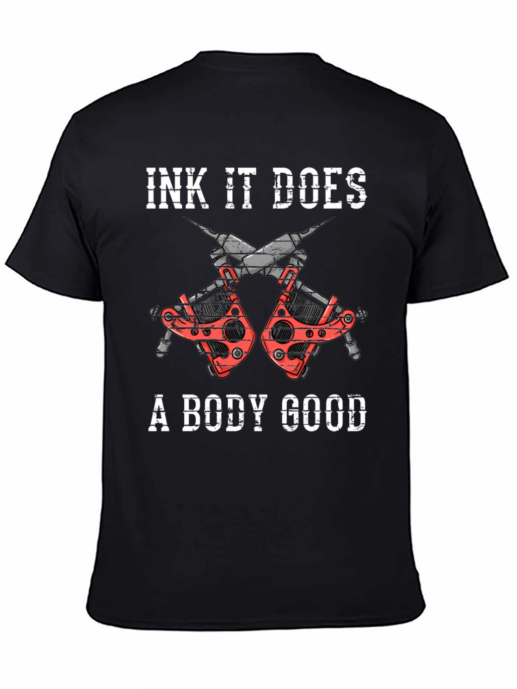 Ink It Does A Body Good Black Graphic Tee