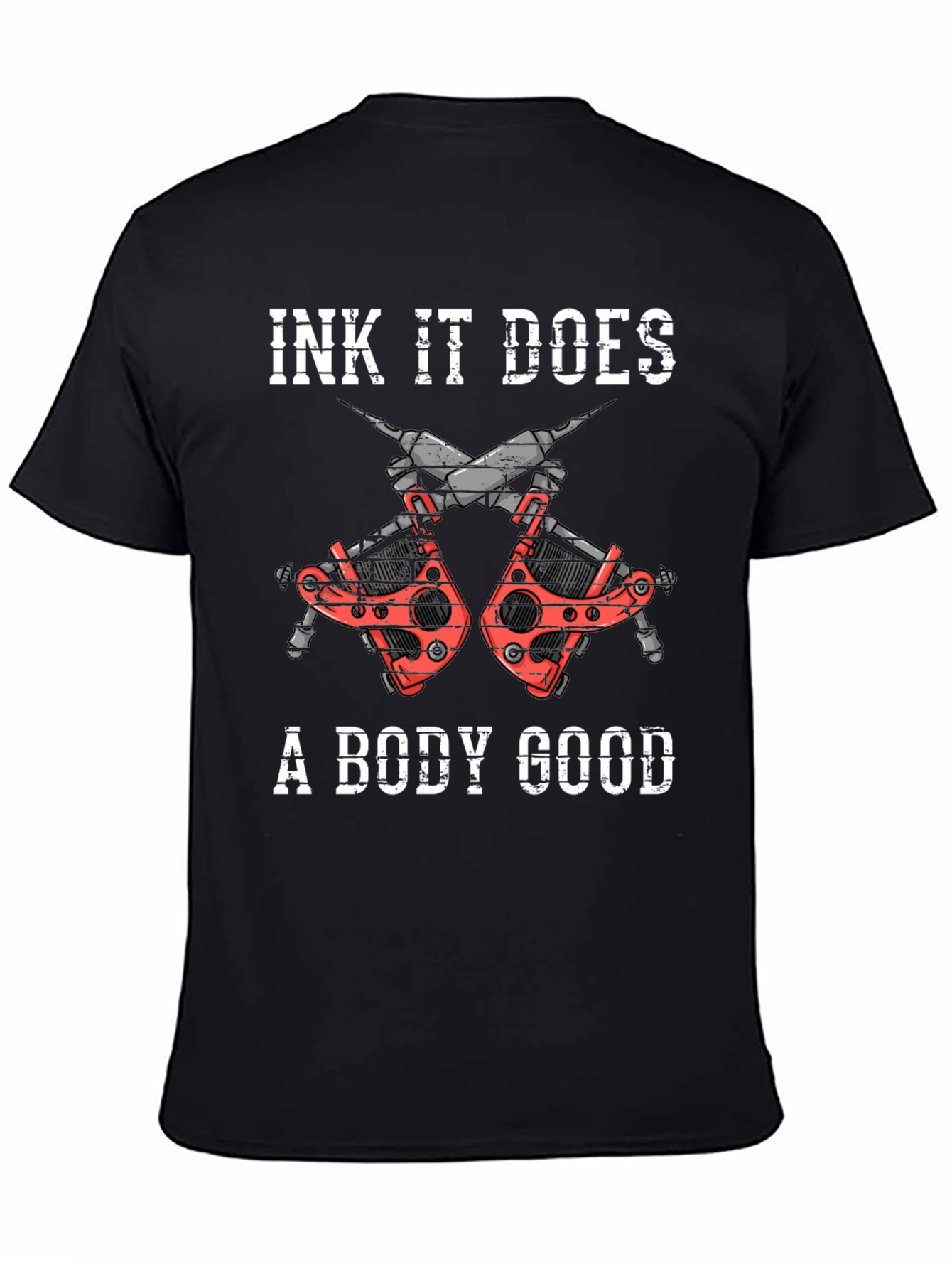 Ink It Does A Body Good Black Graphic Tee